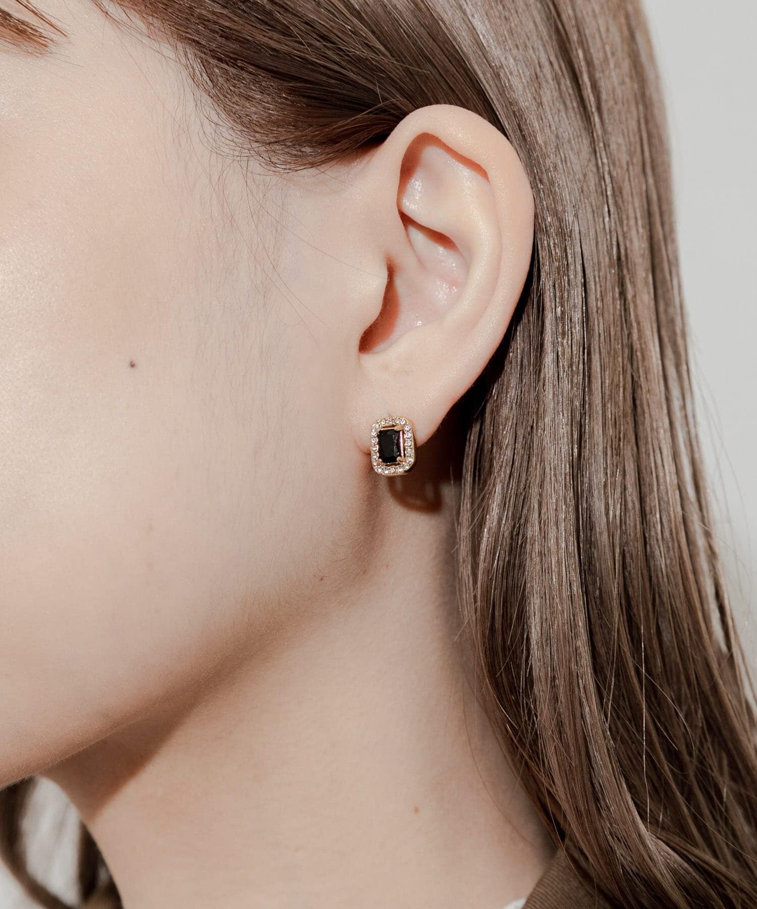 SMELLY「ステンレスビジューミニピアス」|ピアス|ゴールド系その他