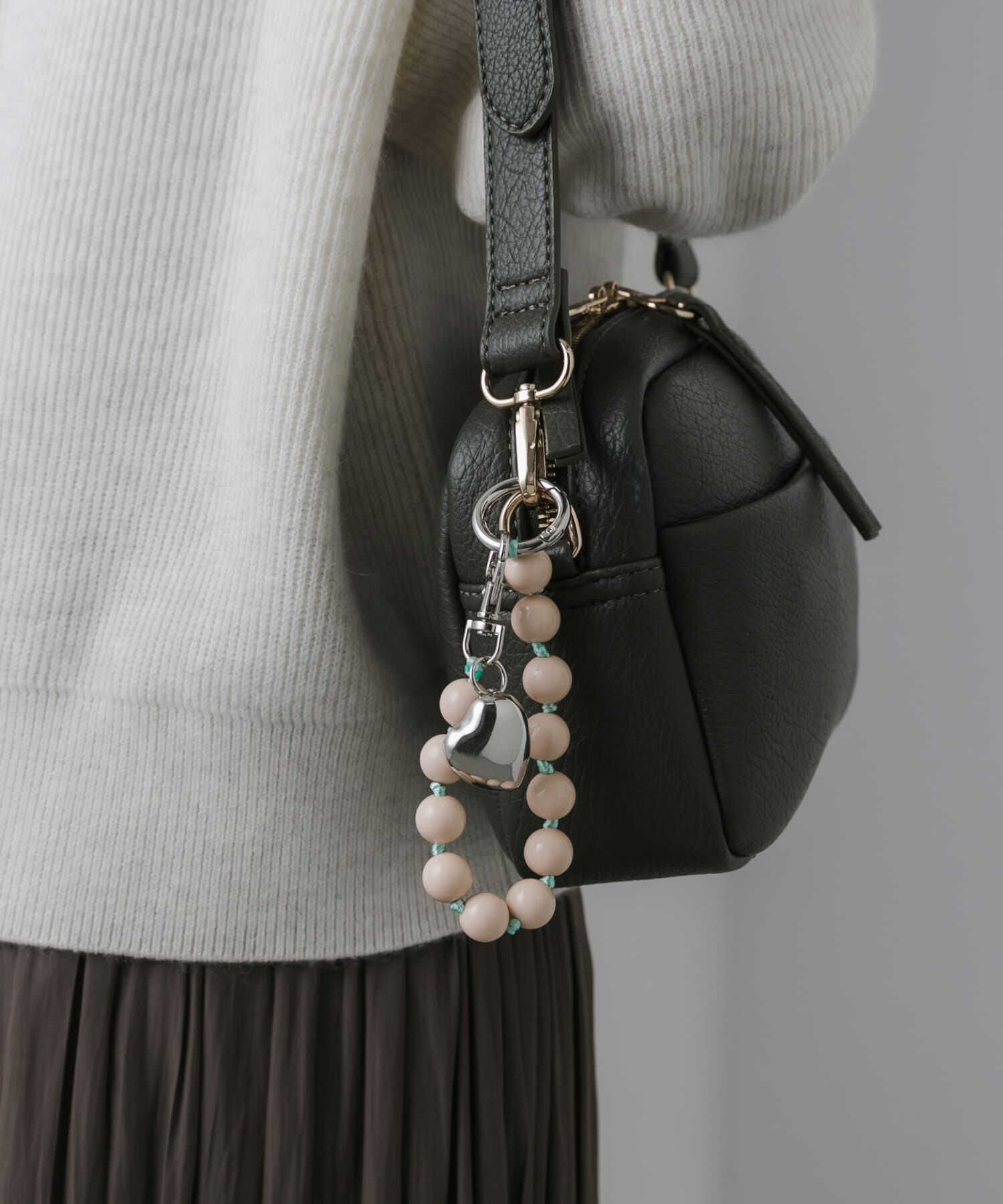 SMELLY「カラーボールミニミラーキーチェーン」|チャーム・キーホルダー|