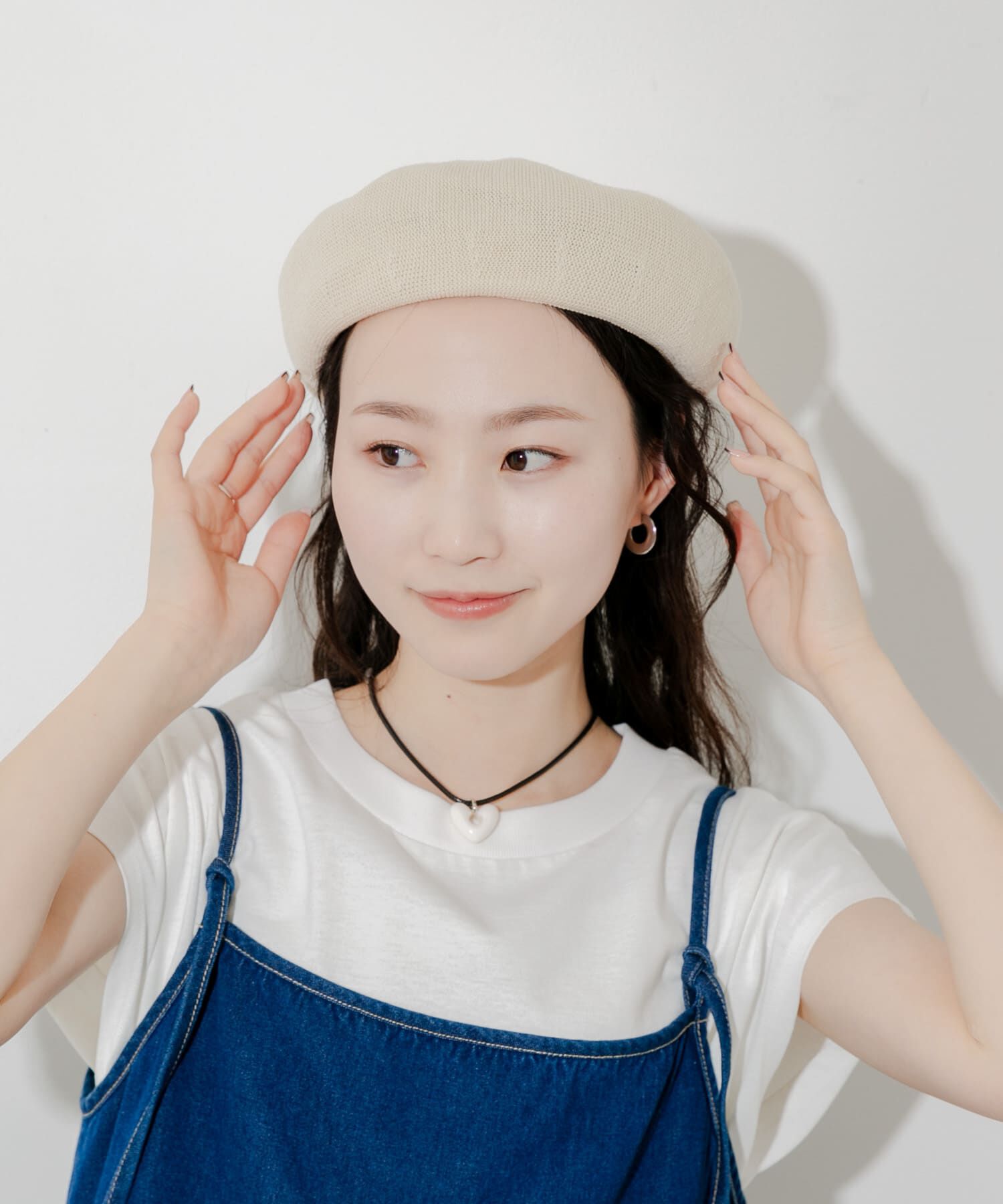 SMELLY「リネンミックスベレー」|ハンチング・ベレー帽|