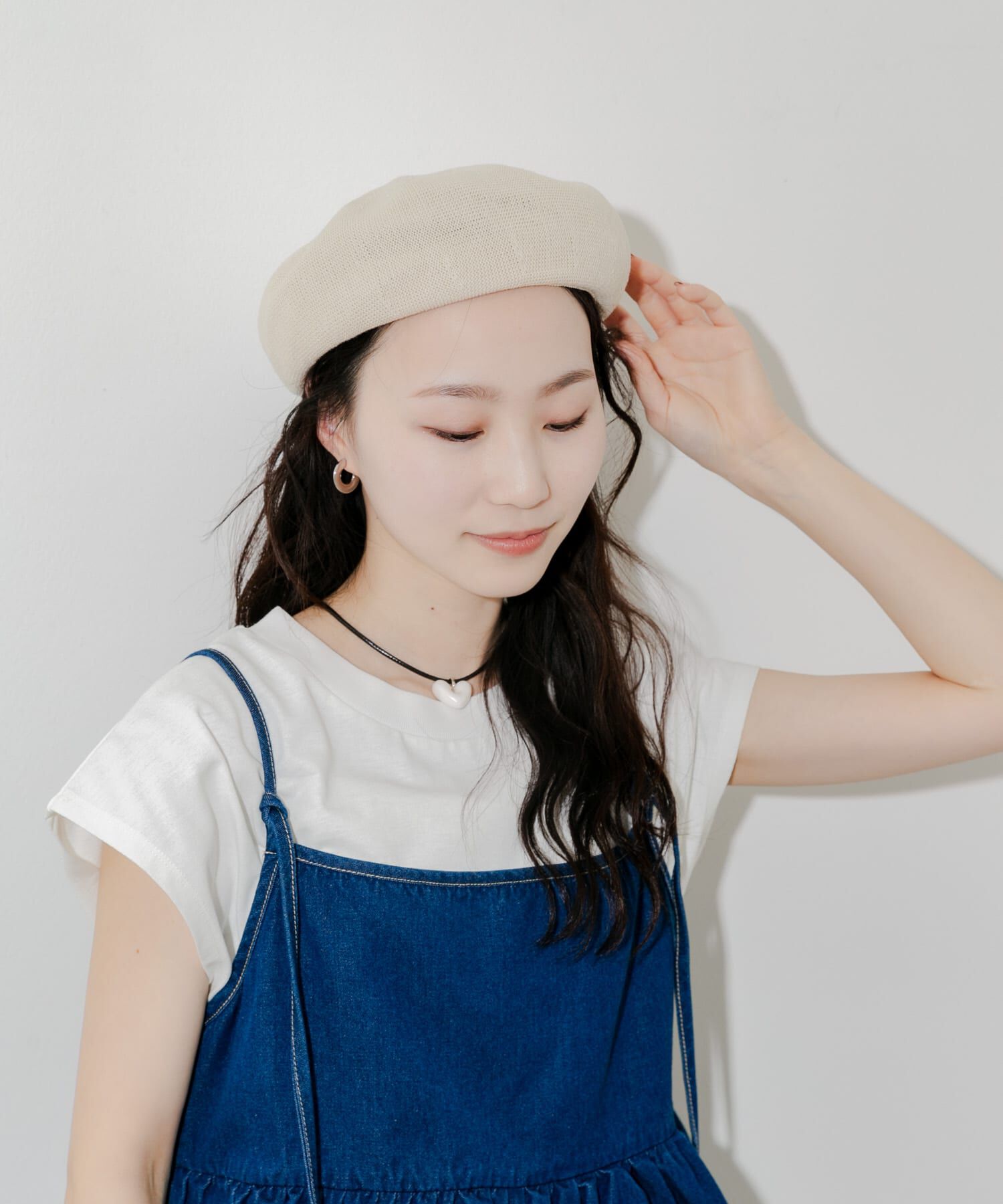 SMELLY「リネンミックスベレー」|ハンチング・ベレー帽|