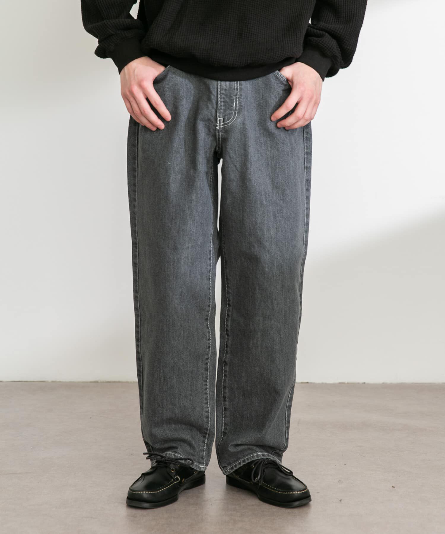 Sonny Label 「デニムワイドストレートパンツ」|デニム|
