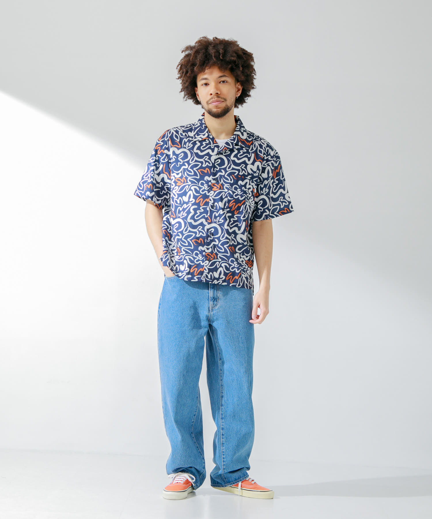 Sonny Label 「デニムワイドストレートパンツ」|デニム|