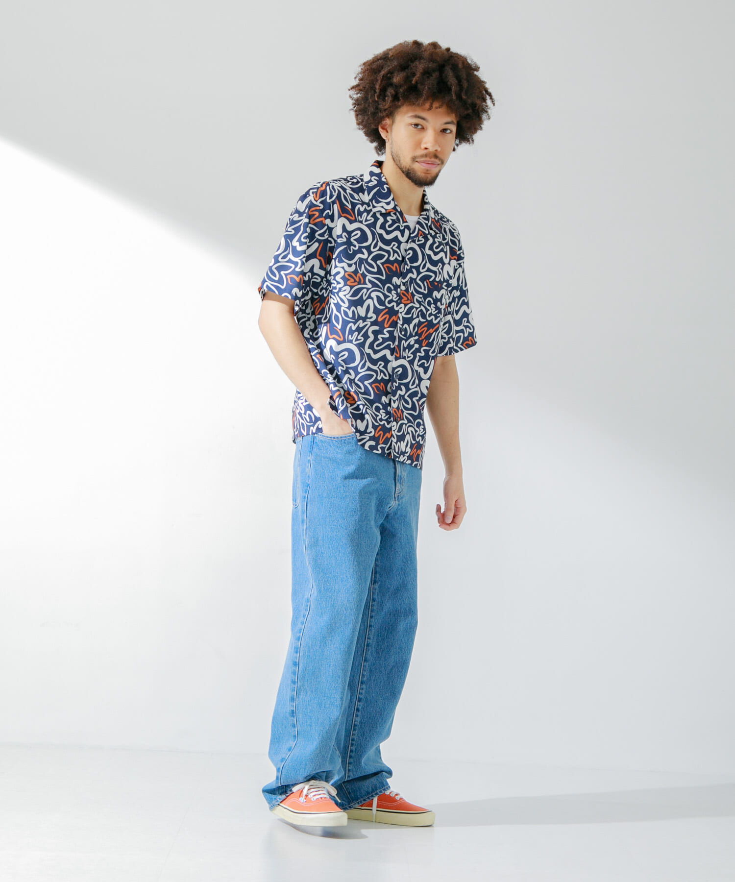 Sonny Label 「デニムワイドストレートパンツ」|デニム|