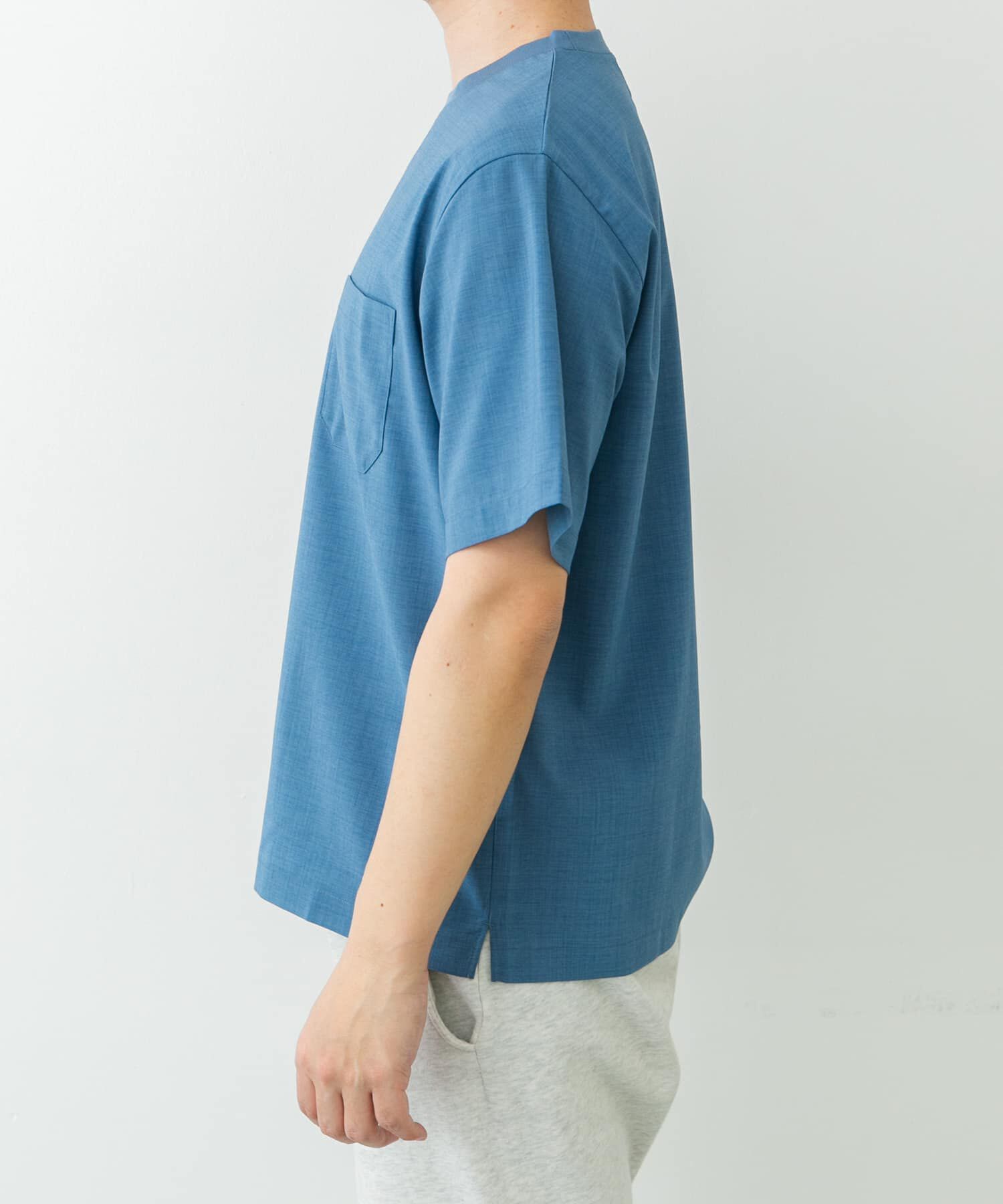 Sonny Label 「『吸水速乾』クイックドライリネンタッチTシャツ」|Tシャツ・カットソー|