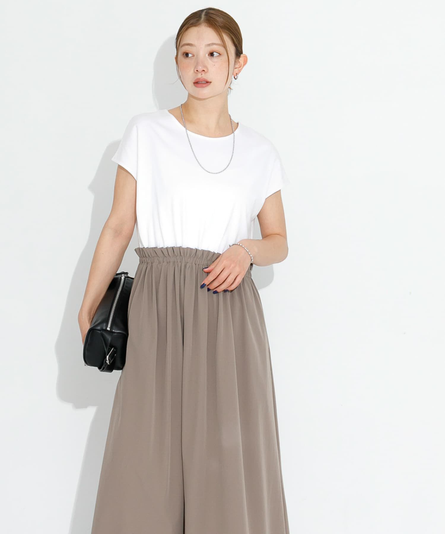 Sonny Label 「『吸水速乾/接触冷感』Breeze Fit ドッキングワンピース」|ワンピース|グレー系その他