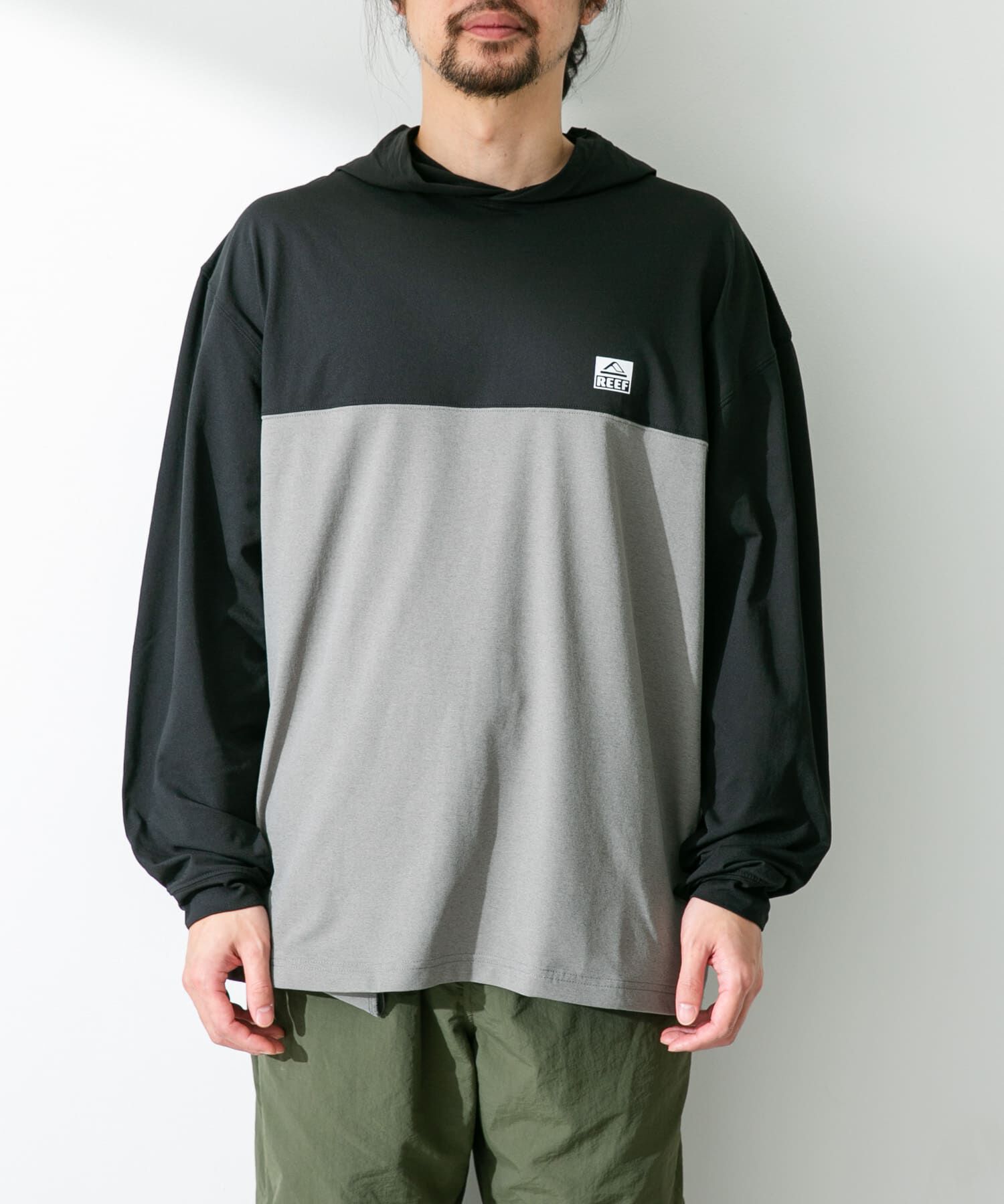 Sonny Label 「『吸収速乾/UVカット機能』REEF　バイカラーラッシュフーディ」|パーカー|