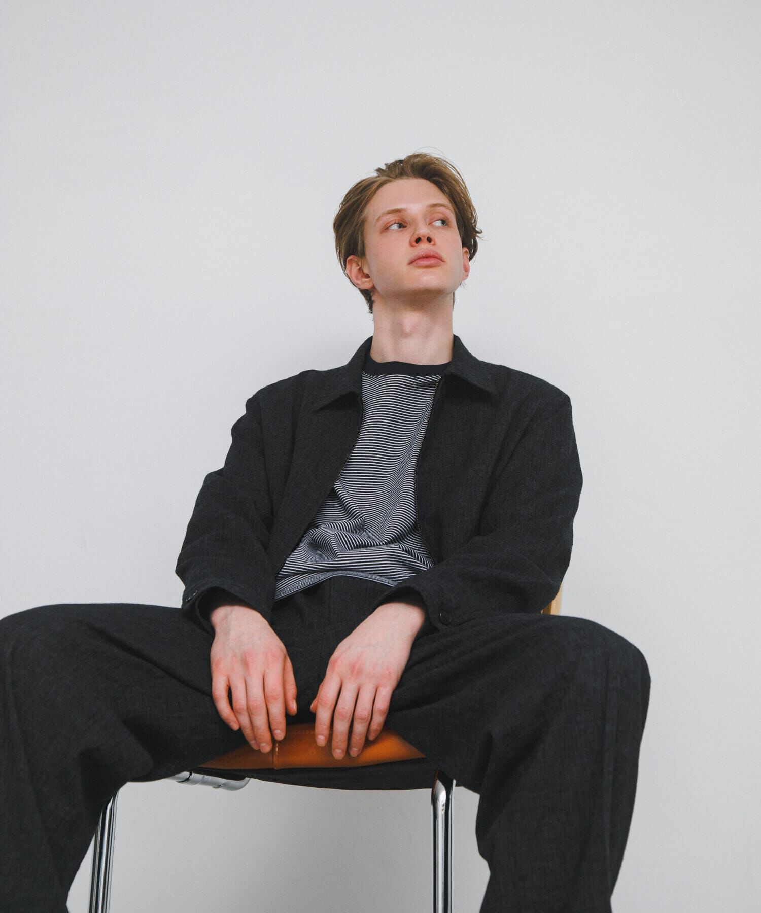 URBAN RESEARCH「LINEN PIN HEAD SPORTS JACKET」|ブルゾン・スタジャン|