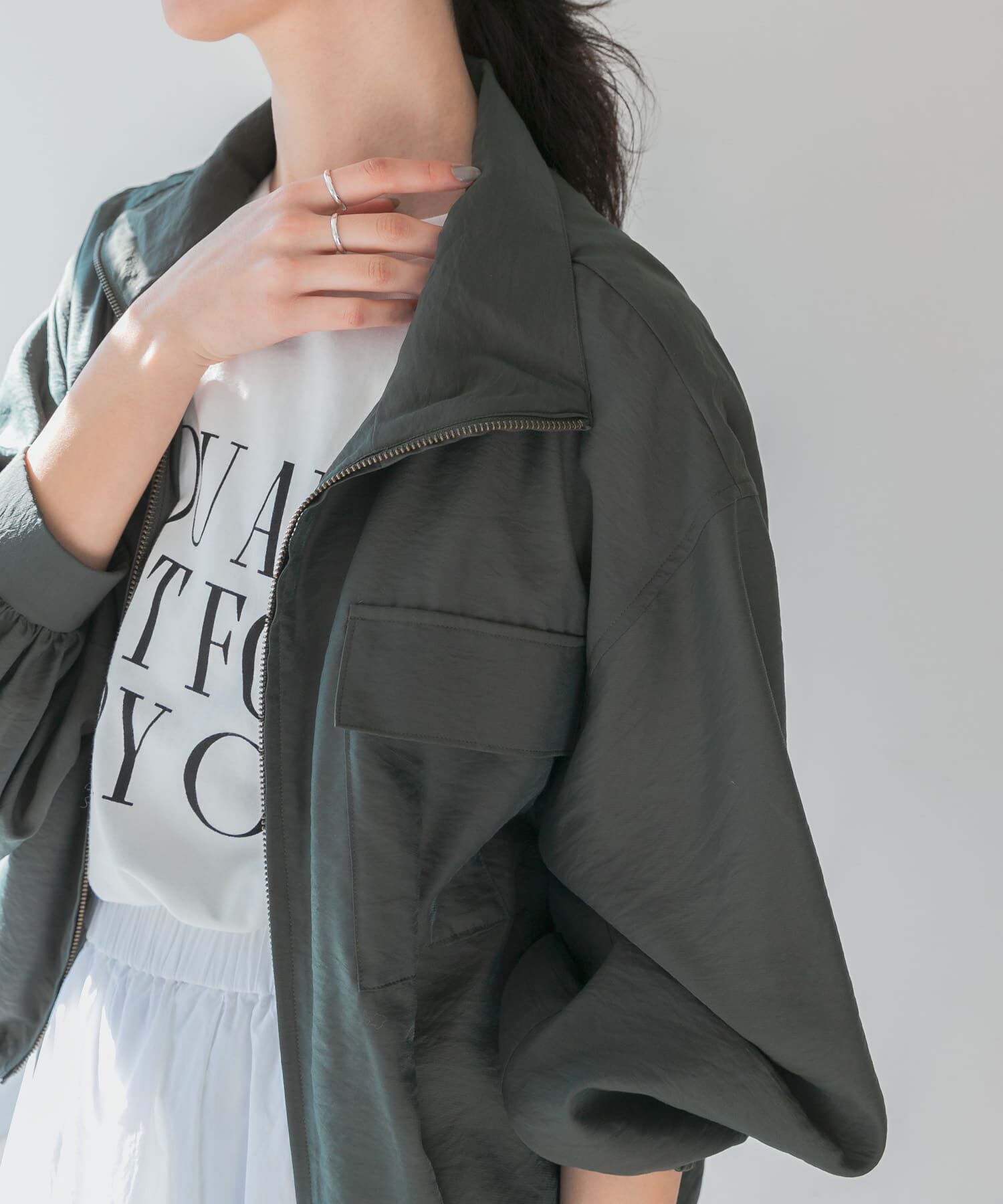 URBAN RESEARCH「シアージップブルゾン」|ブルゾン・スタジャン|