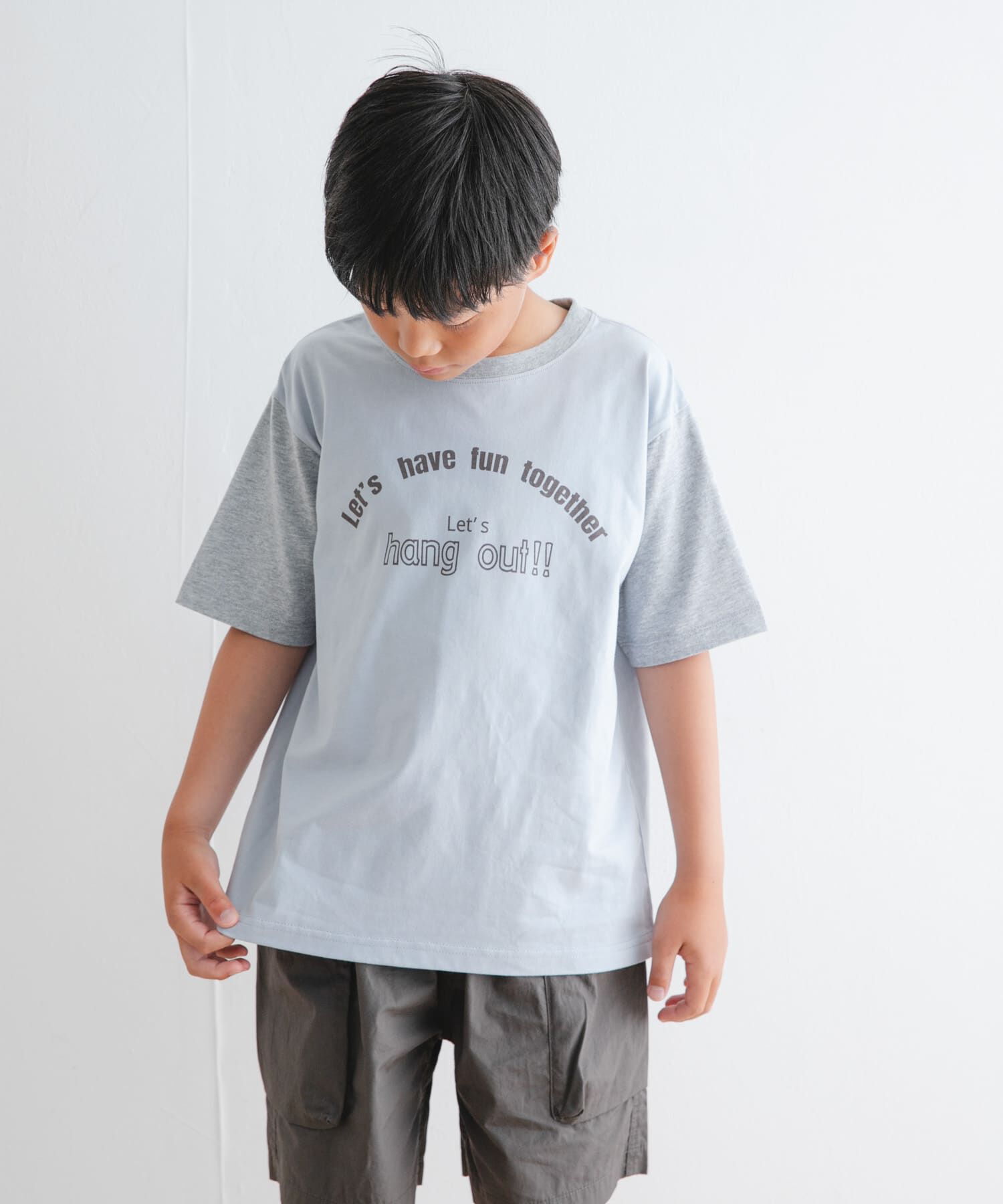 URBAN RESEARCH DOORS「『WEB/一部店舗限定サイズ』配色ロゴTシャツ(KIDS)」|その他|