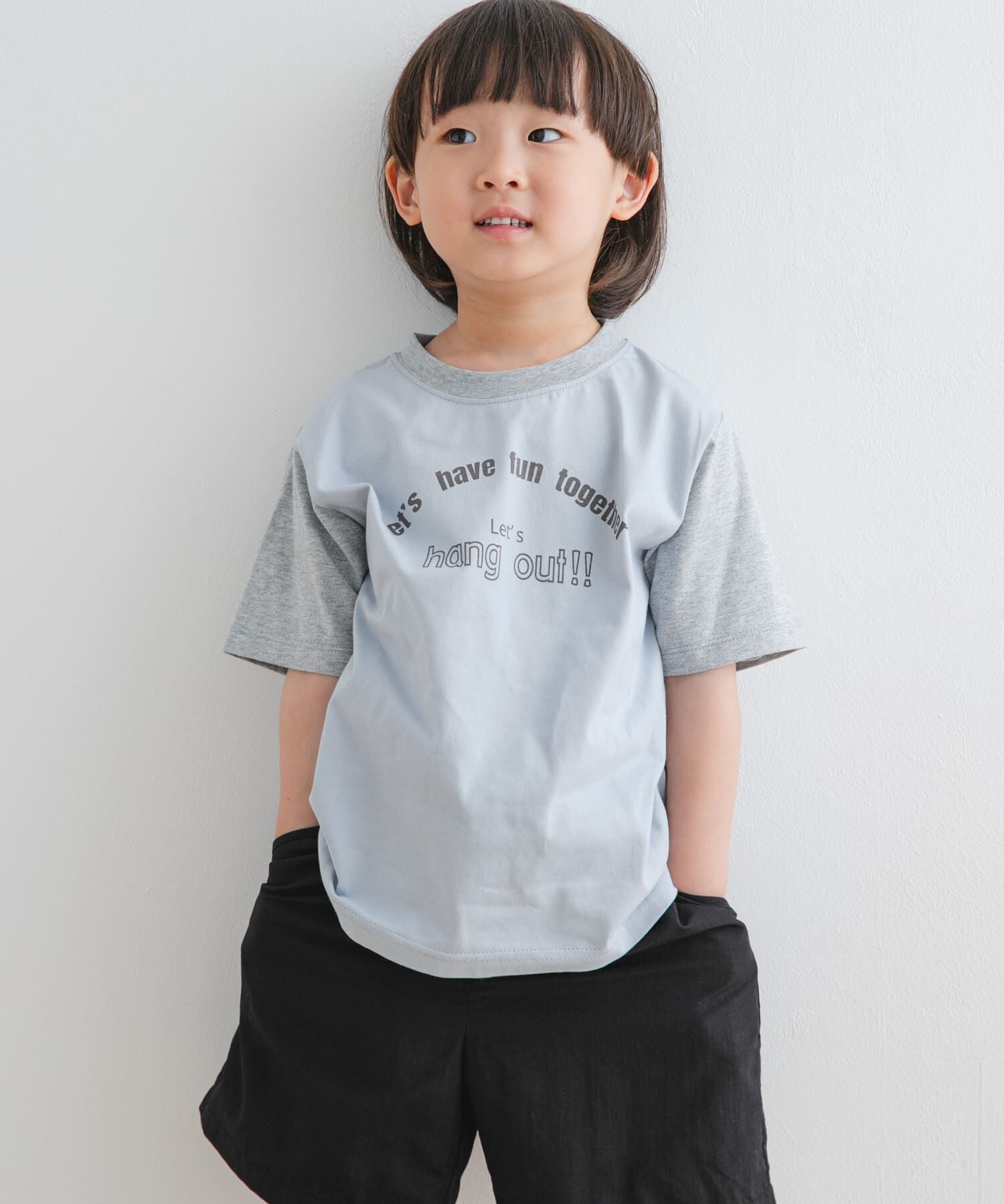 URBAN RESEARCH DOORS「『WEB/一部店舗限定サイズ』配色ロゴTシャツ(KIDS)」|その他|