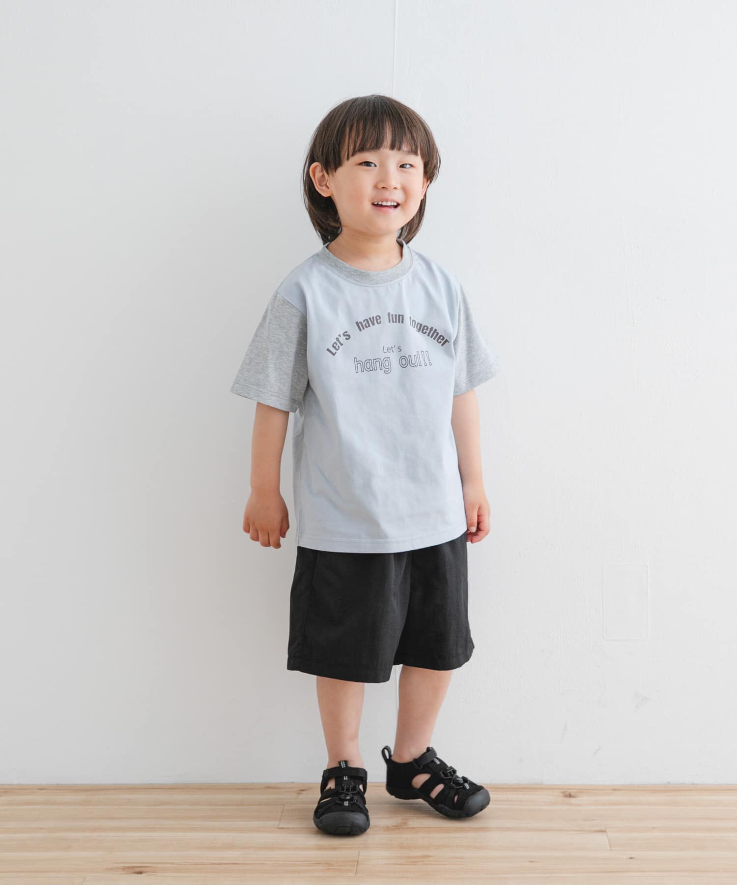 URBAN RESEARCH DOORS「『WEB/一部店舗限定サイズ』配色ロゴTシャツ(KIDS)」|その他|