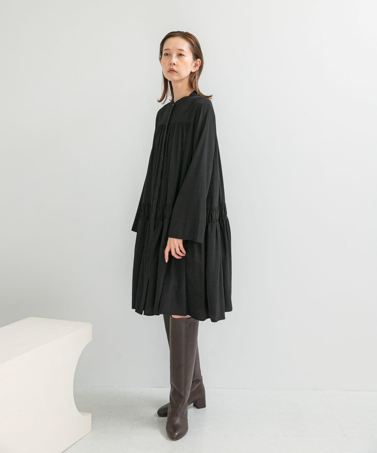 URBAN RESEARCH ROSSO「シャドーチェックミニワンピース」|ワンピース|