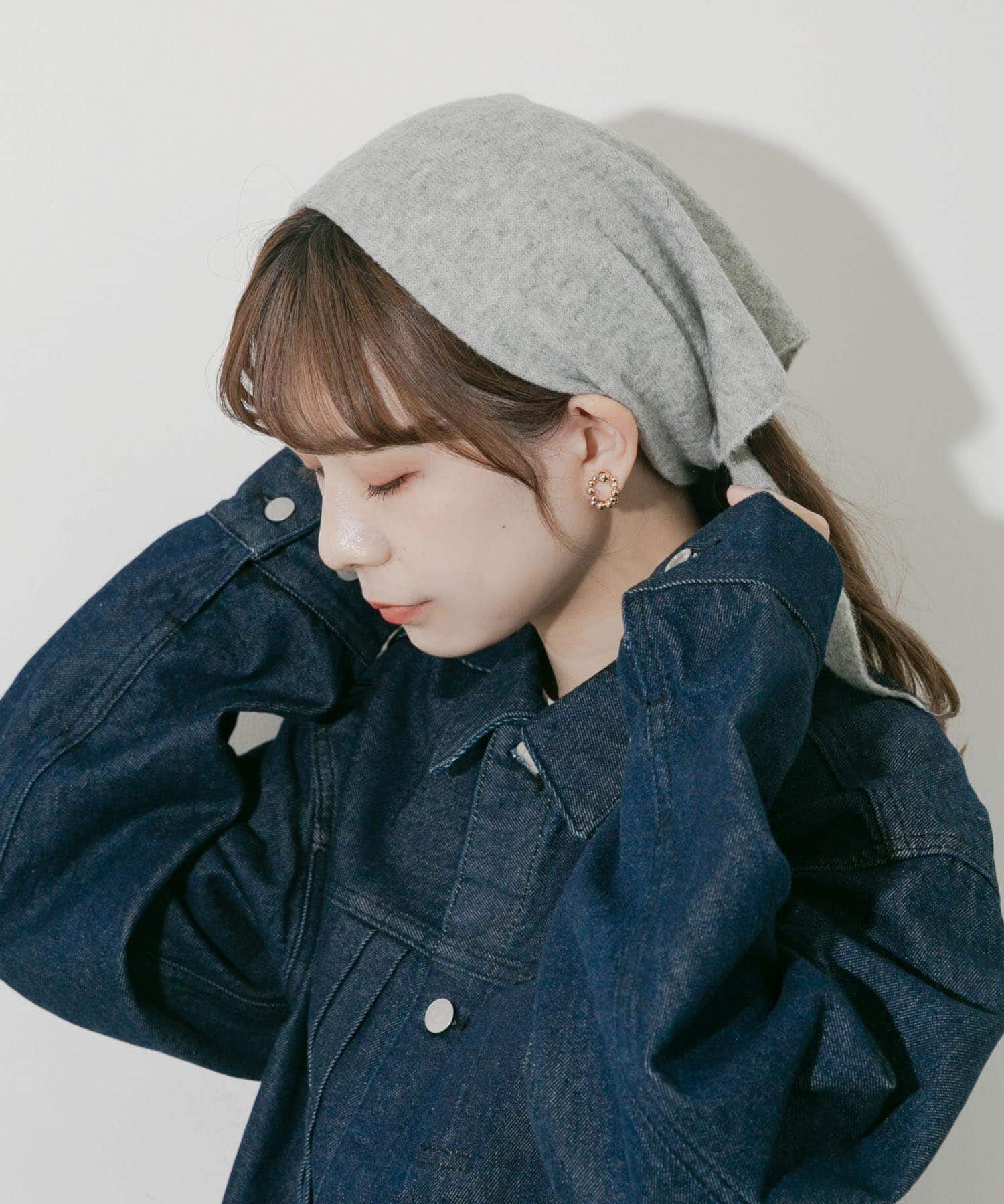 SMELLY「ニットスカーフ」|バンダナ・スカーフ|