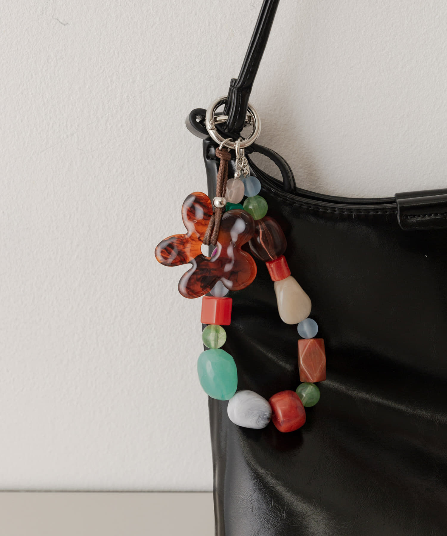 SMELLY「フラワーモチーフカラフルキーチェーン」|チャーム・キーホルダー|