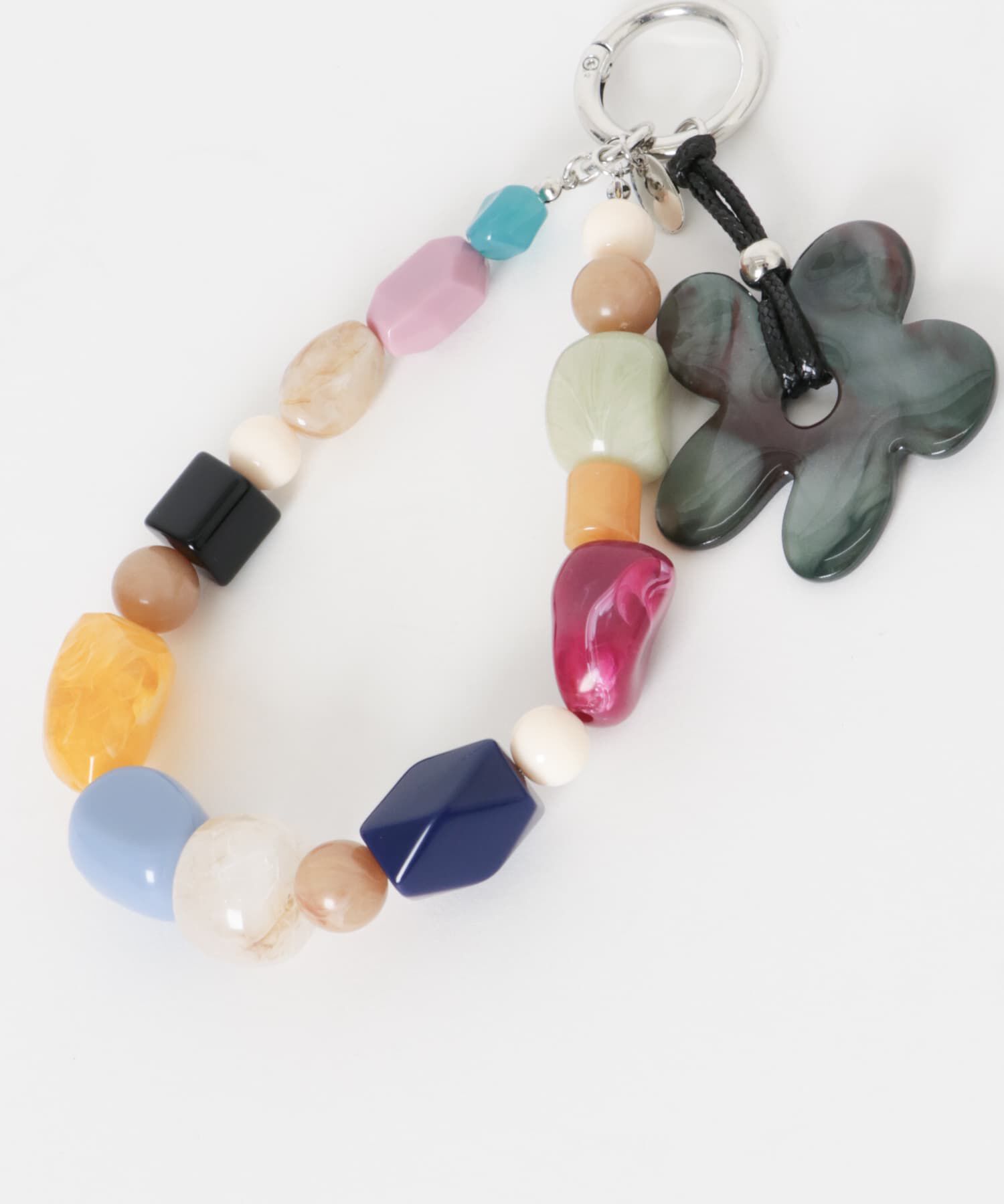SMELLY「フラワーモチーフカラフルキーチェーン」|チャーム・キーホルダー|