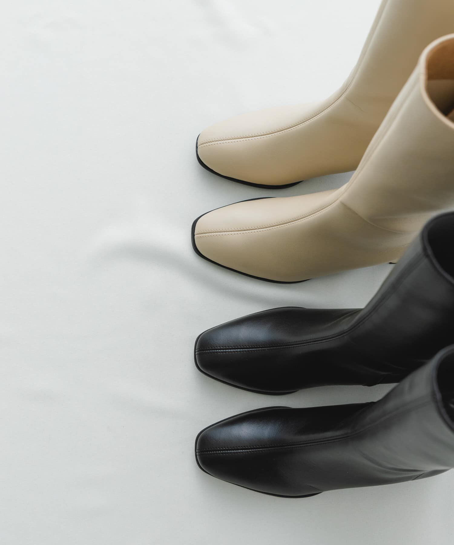 RODE SKO「『MADE IN JAPAN』5.5センチスクエアトゥロングブーツ」|ショートブーツ|