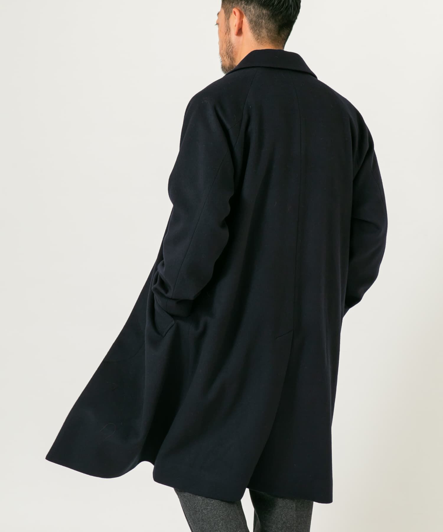 URBAN RESEARCH ROSSO「スーパー100 オーバーバルマカンコート」|ステンカラーコート|