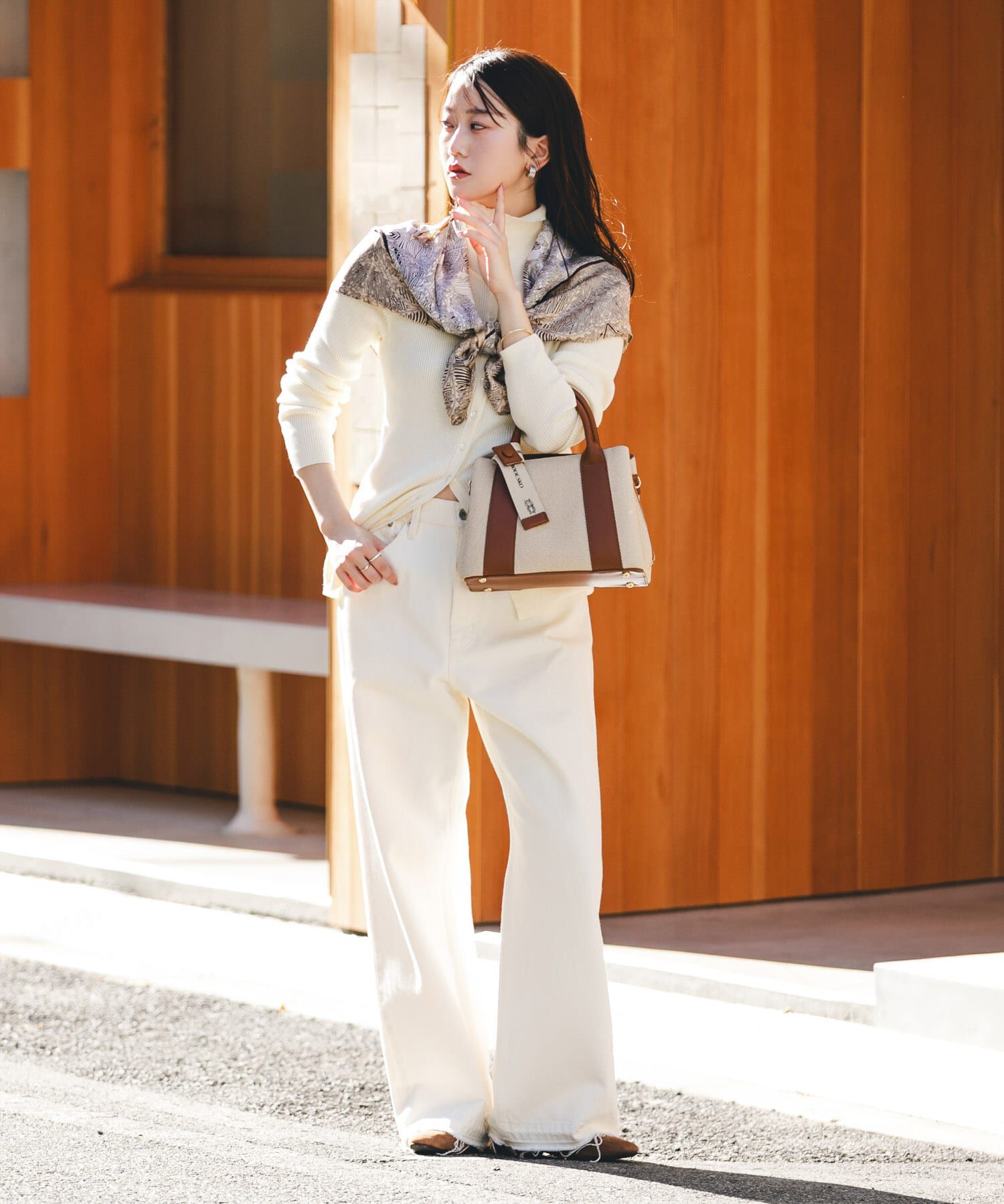 RODE SKO「ロゴリボン付2WAYハンドバッグ」|ハンドバッグ|