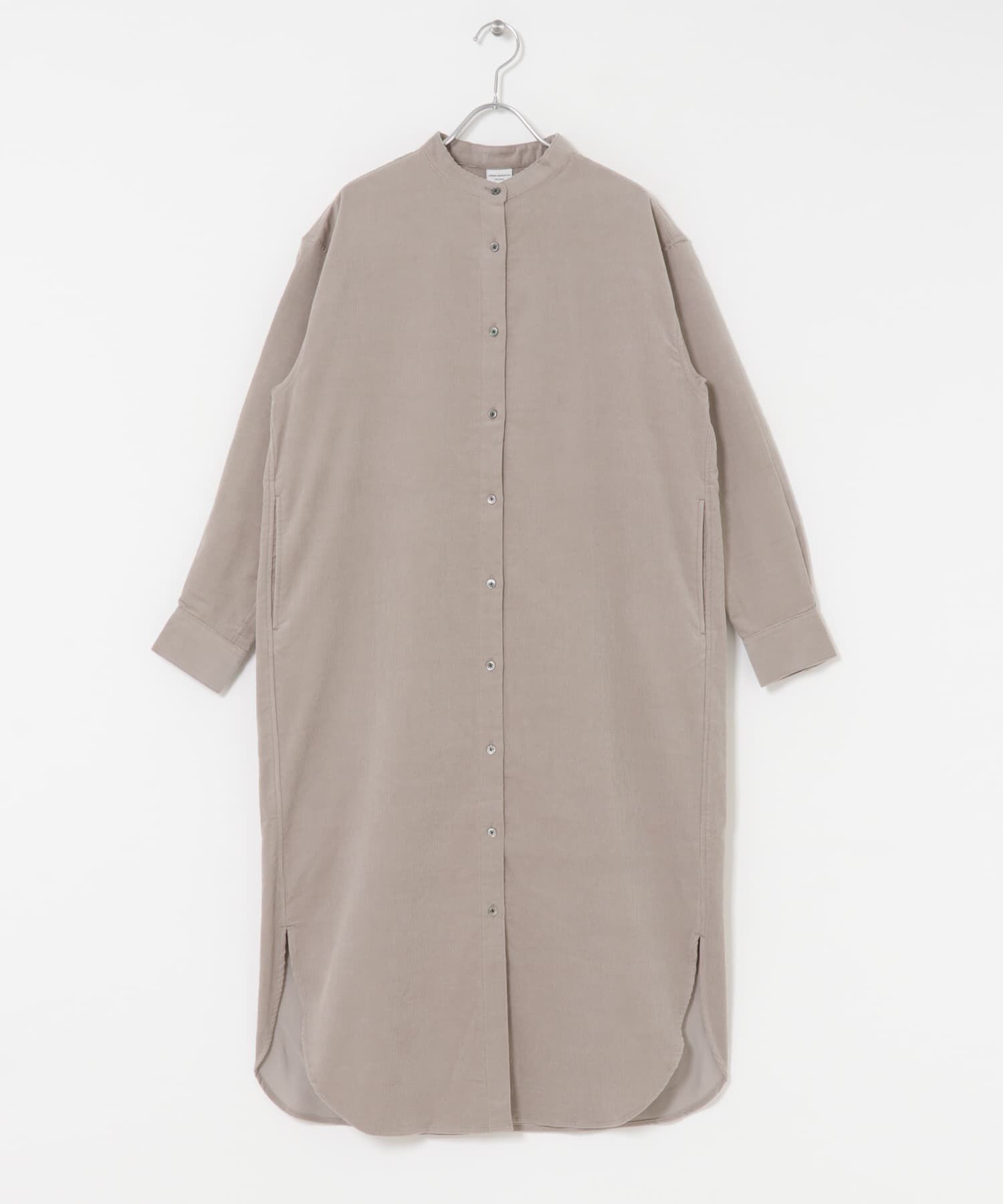 URBAN RESEARCH DOORS「『WEB/一部店舗限定カラー』『UR TECH』コーデュロイシャツワンピース」|ワンピース|