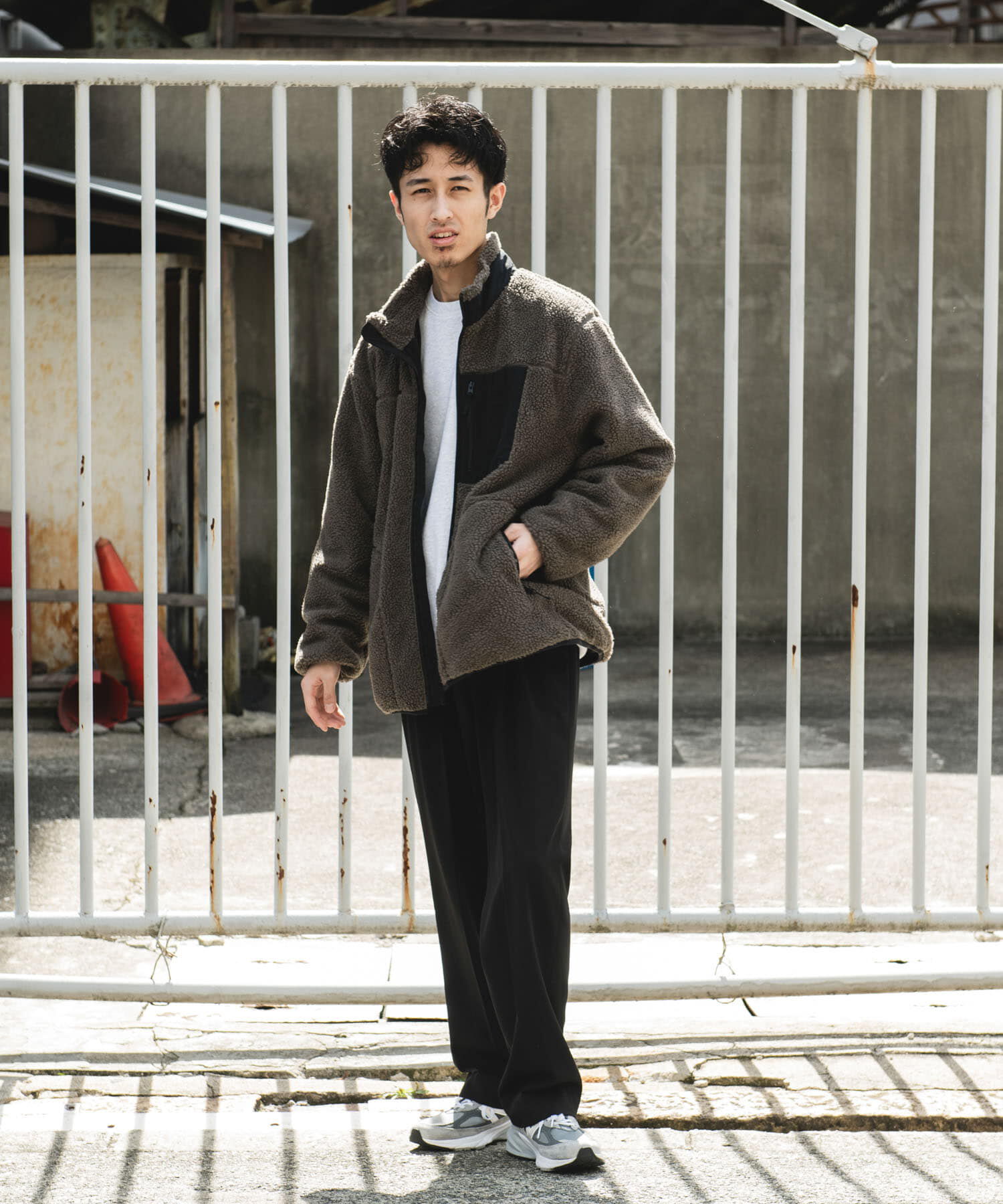 URBAN RESEARCH DOORS「URD防風ボアジップブルゾン」|ブルゾン・スタジャン|