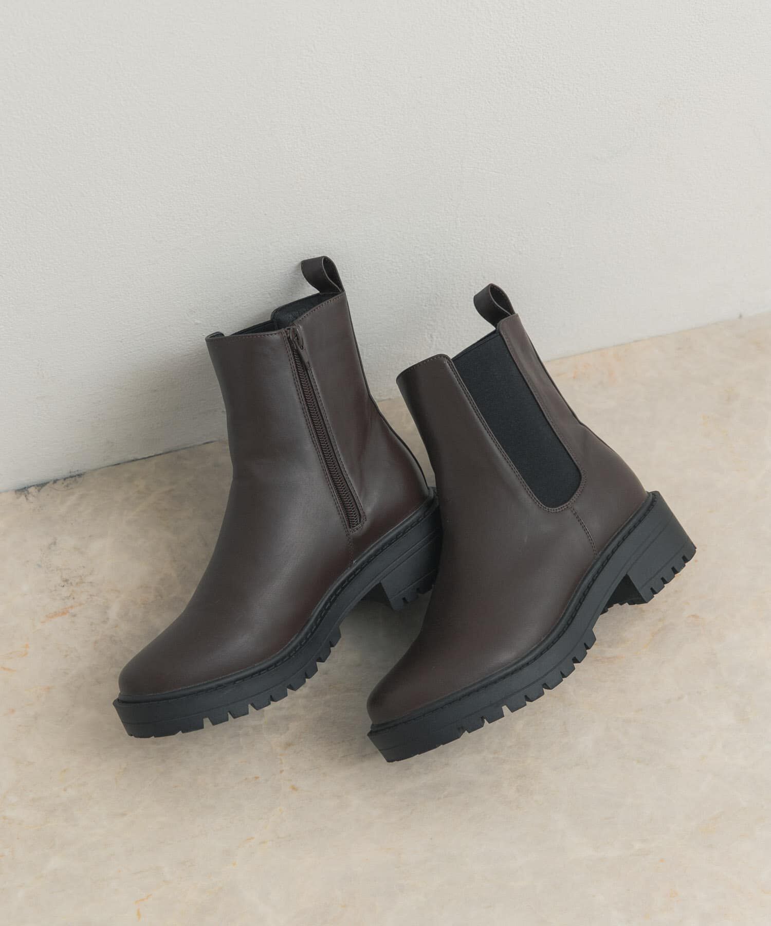 URBAN RESEARCH DOORS「『晴雨兼用』トラックソールブーツ」|ショートブーツ|