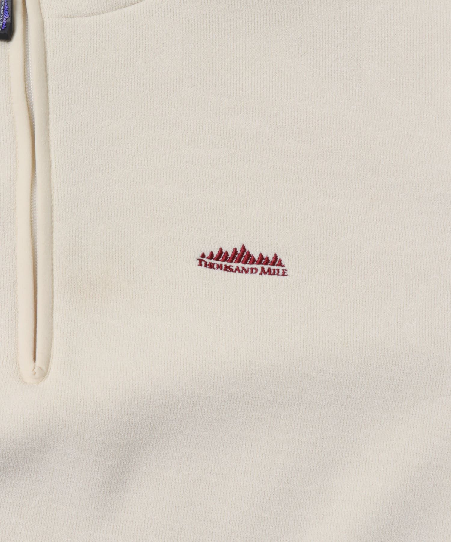 URBAN RESEARCH「『別注』THOUSAND MILE&times;URBAN RESEARCH　KNIT FREECE HF-ZIP HOODIE」|パーカー|