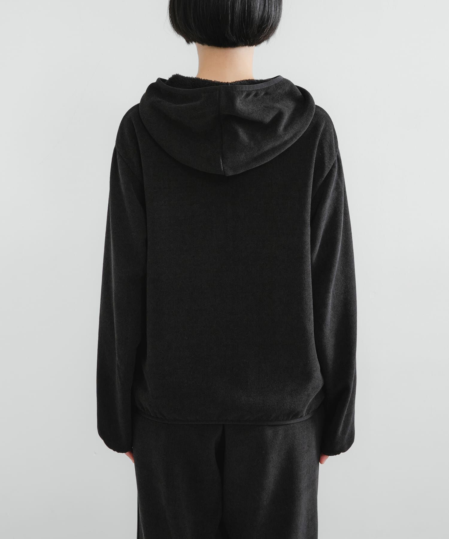 URBAN RESEARCH「『別注』THOUSAND MILE&times;URBAN RESEARCH　KNIT FREECE HF-ZIP HOODIE」|パーカー|