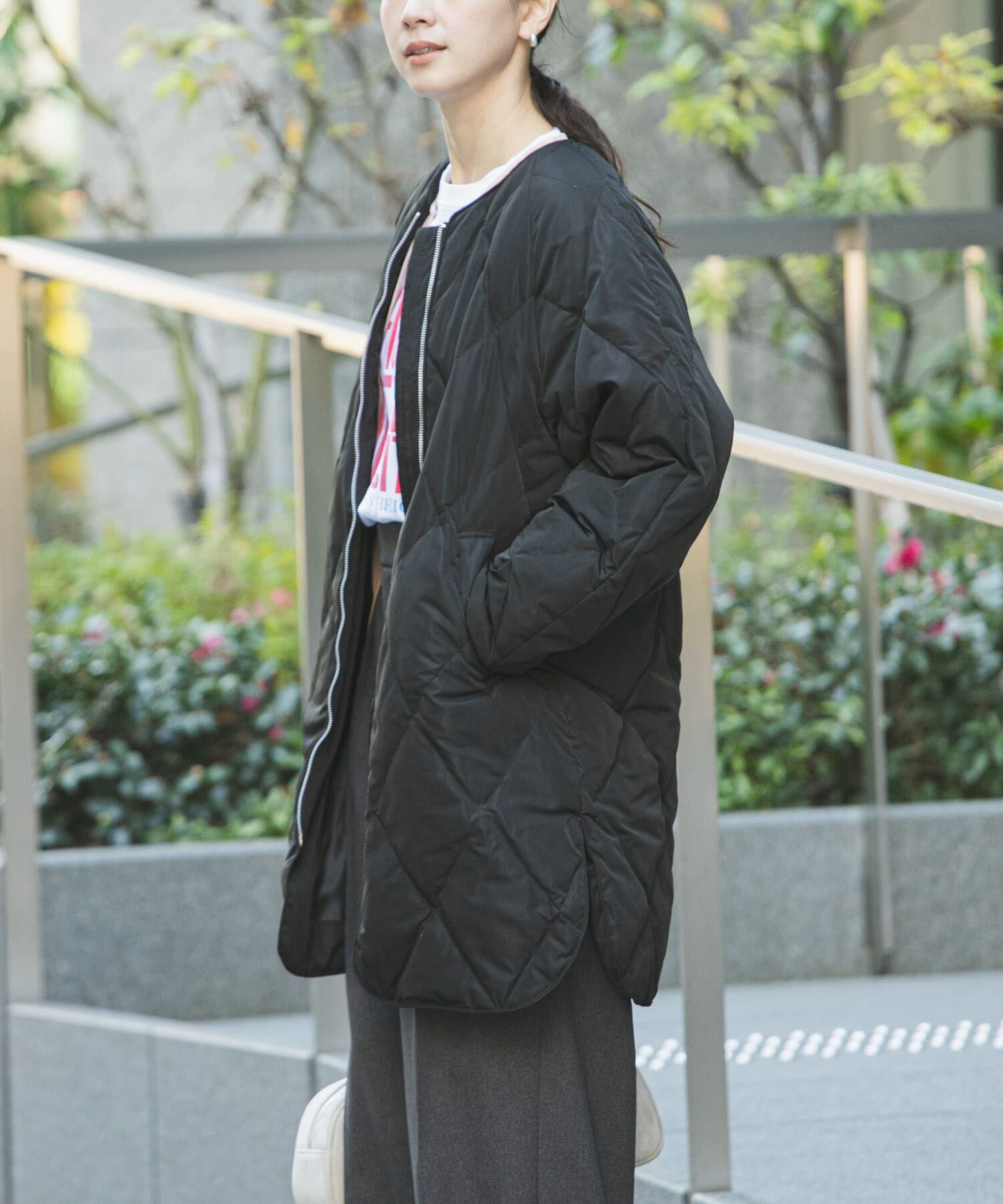 URBAN RESEARCH「『Sサイズ/WEB限定』コクーンキルティングロングダウン」|ダウン|