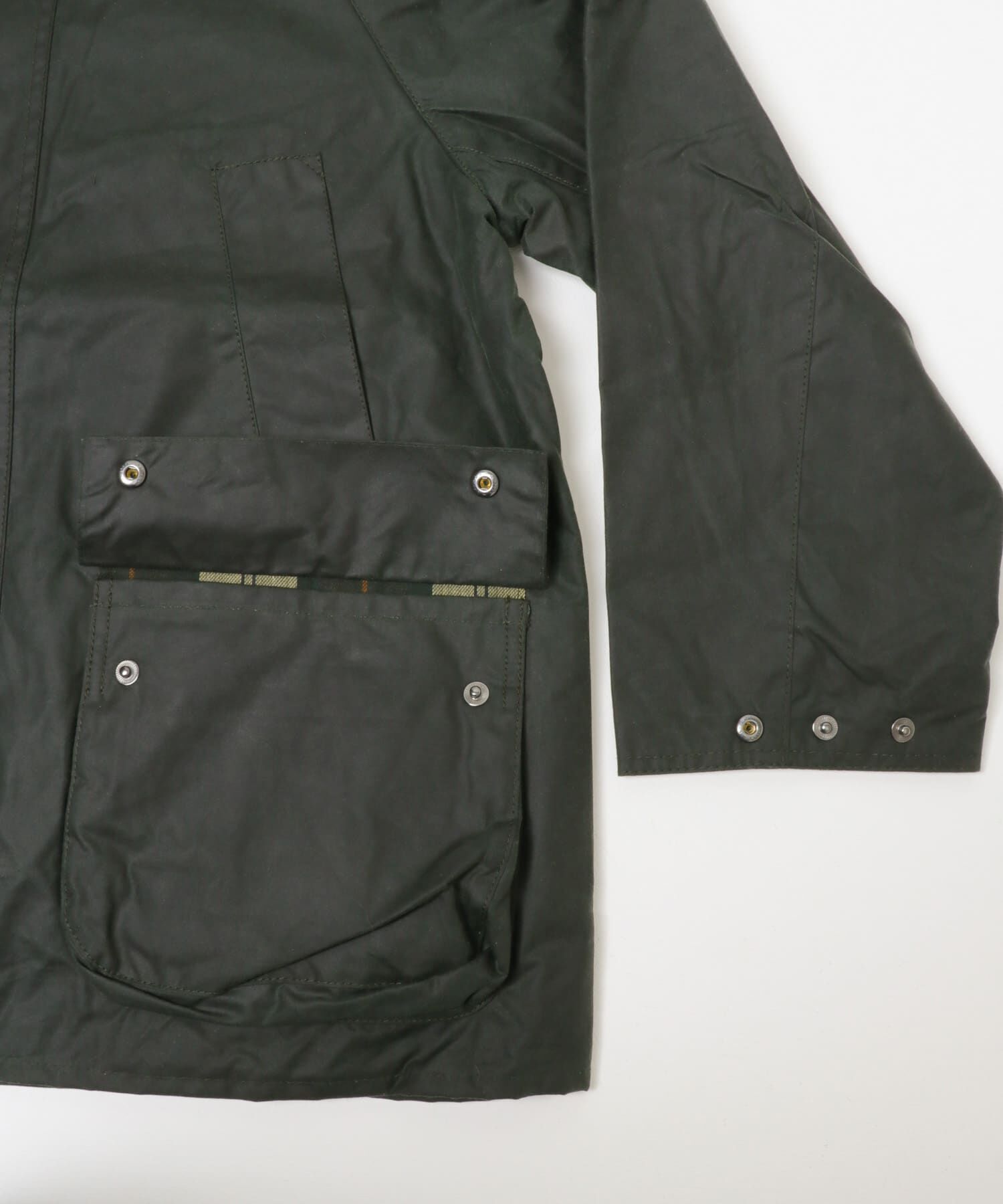 URBAN RESEARCH「Barbour　OS BEDALE WAX JACKET」|ノーカラーコート|