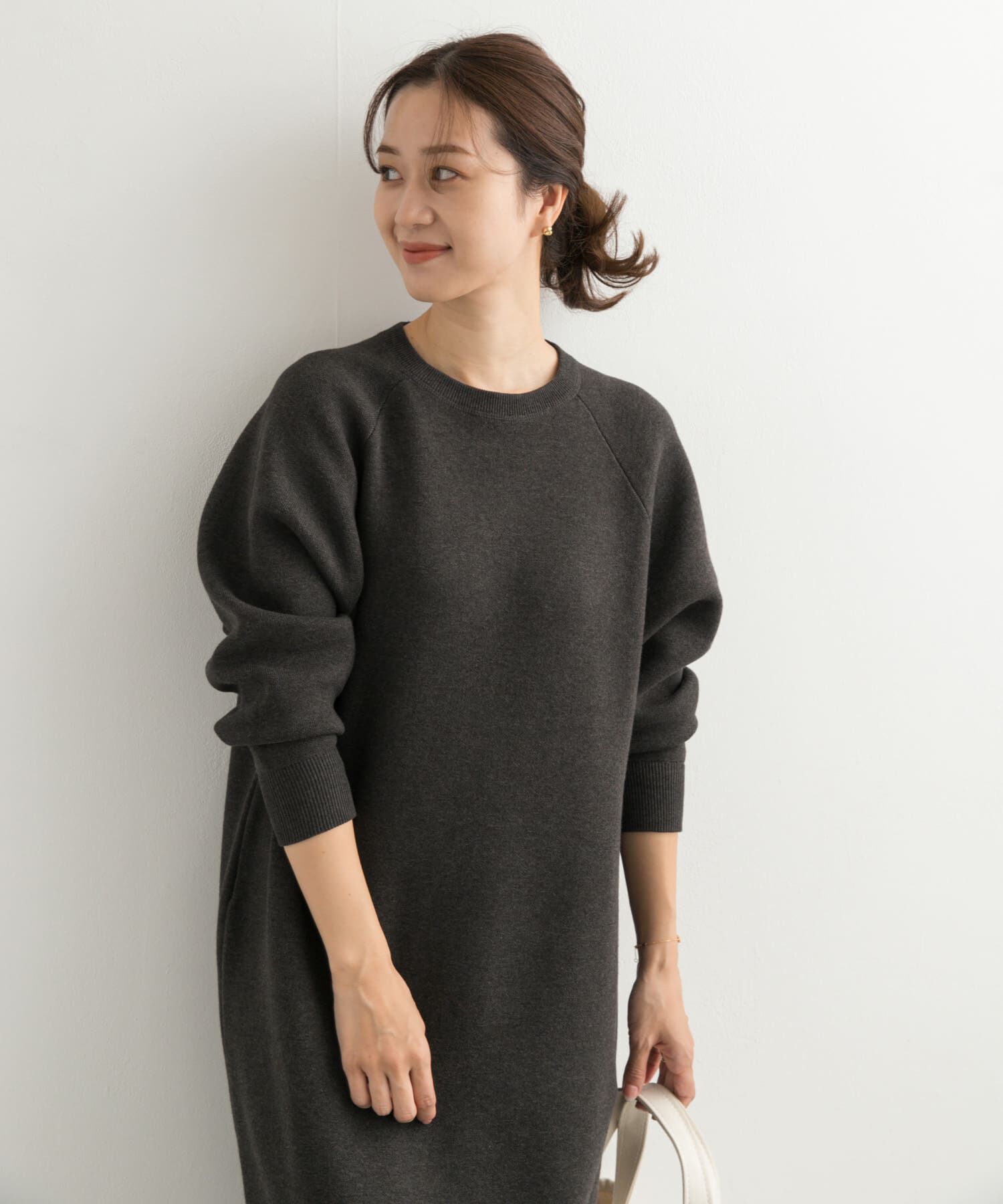 URBAN RESEARCH DOORS「スウェットライクニットワンピース」|ワンピース|