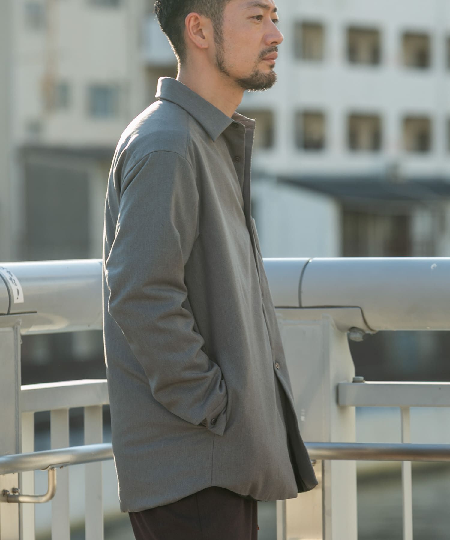 URBAN RESEARCH ROSSO「『XLサイズあり』ヒートパテッドシャツジャケット」|ダウン|