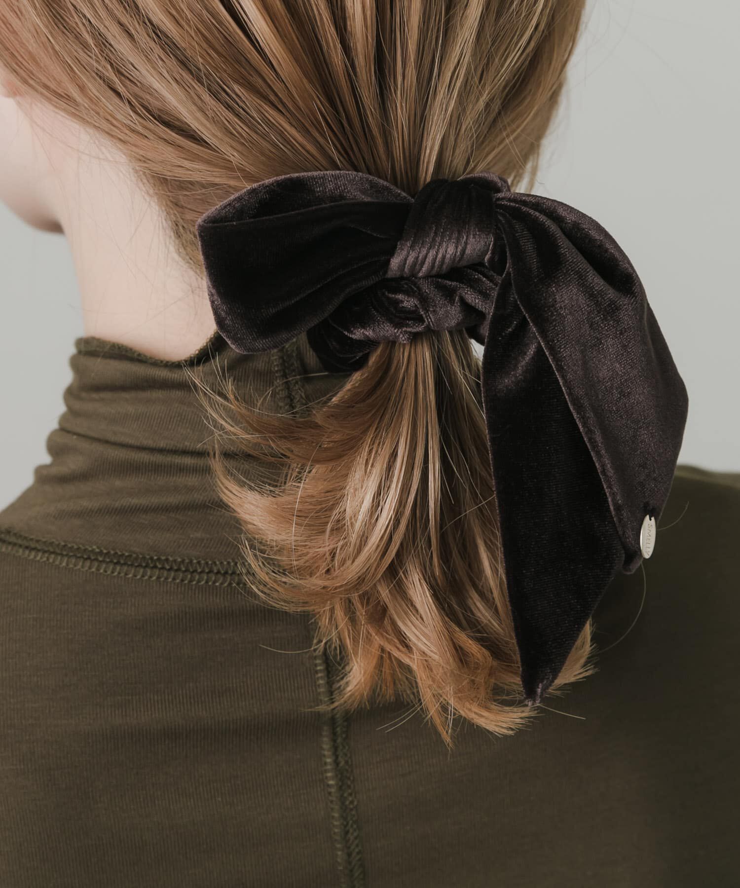 SMELLY「『再入荷』ベロアリボンシュシュ」|ヘアゴム・シュシュ|