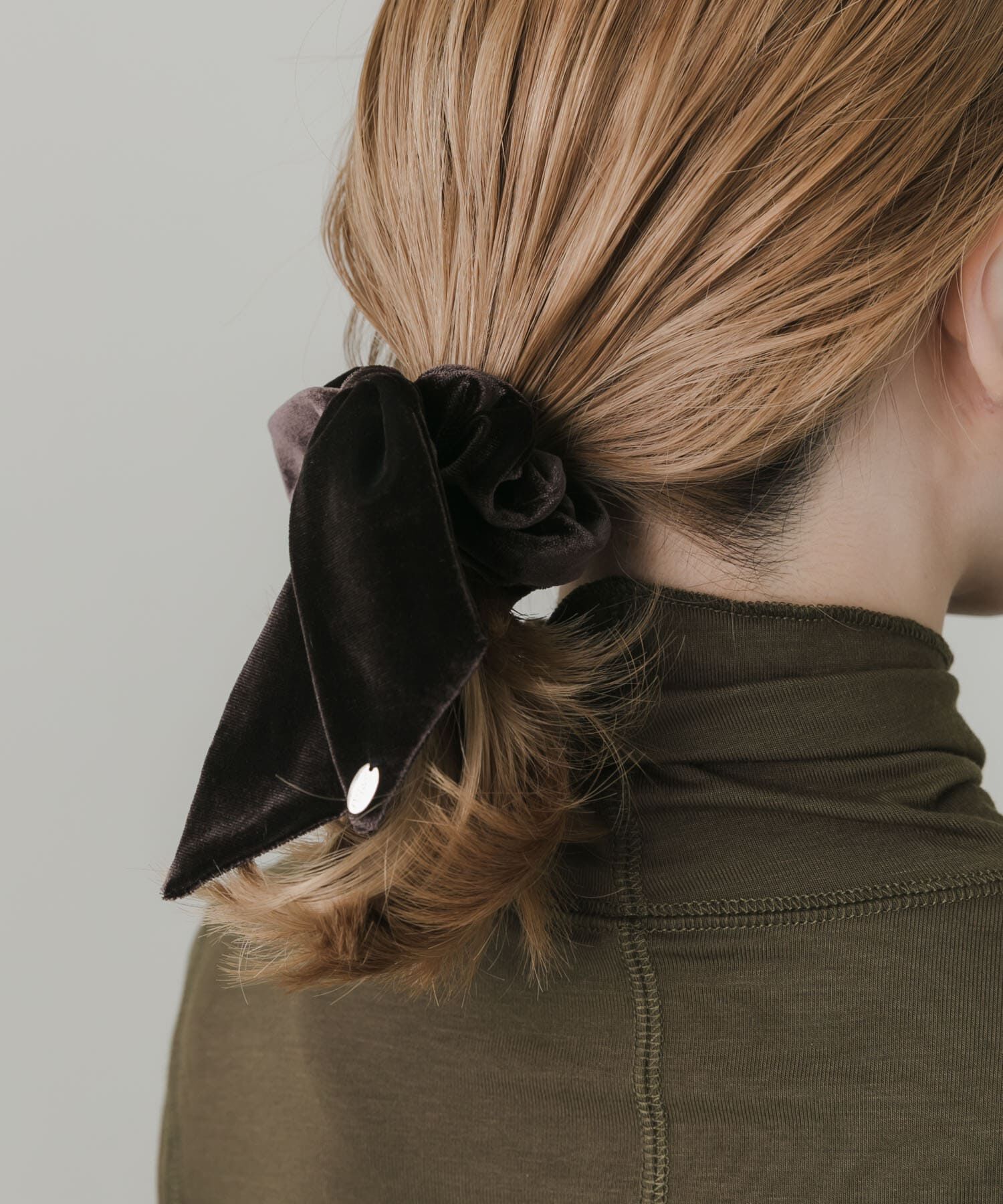 SMELLY「『再入荷』ベロアリボンシュシュ」|ヘアゴム・シュシュ|