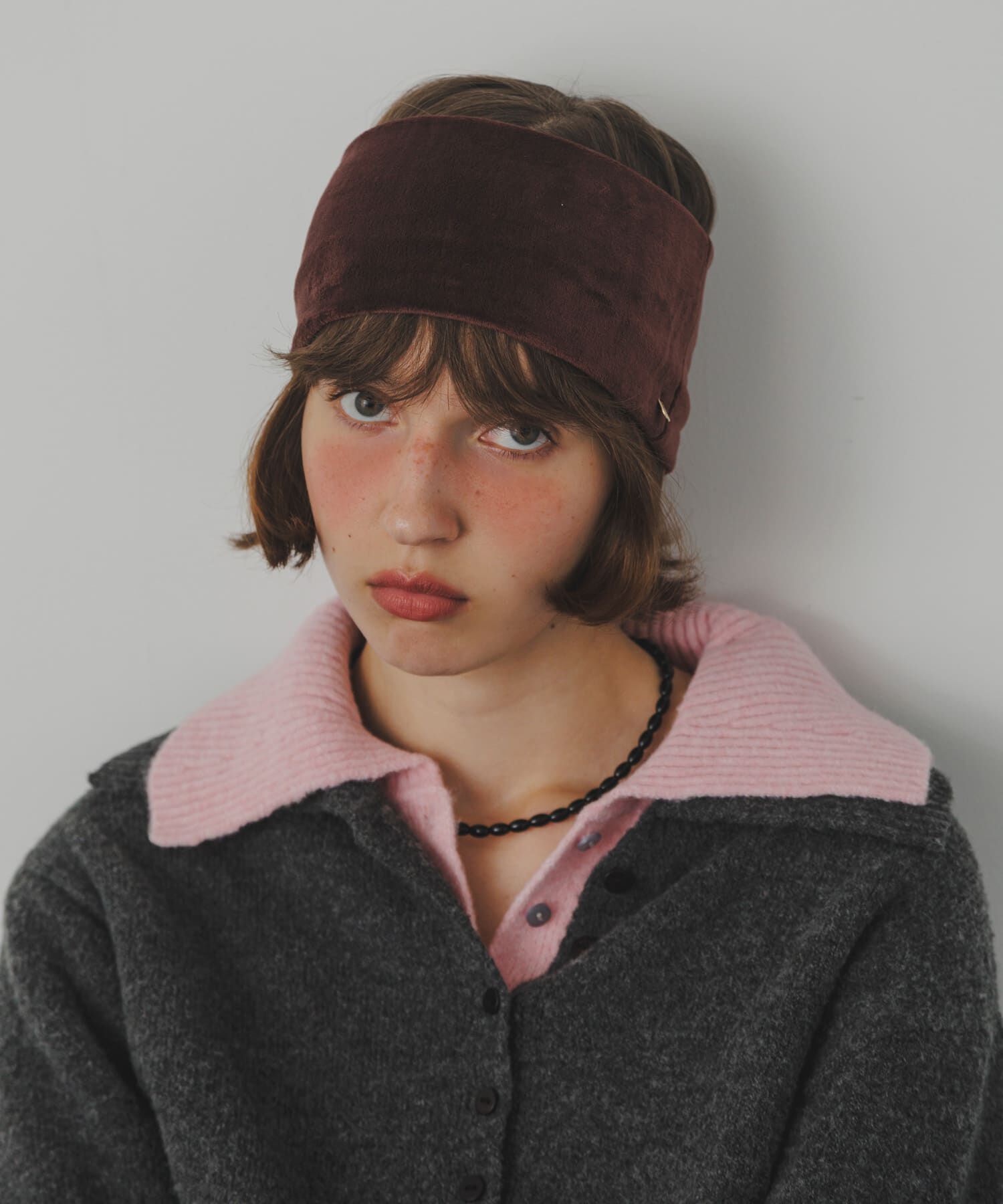 SMELLY「ベロアワイドヘアバンド」|ヘアバンド|