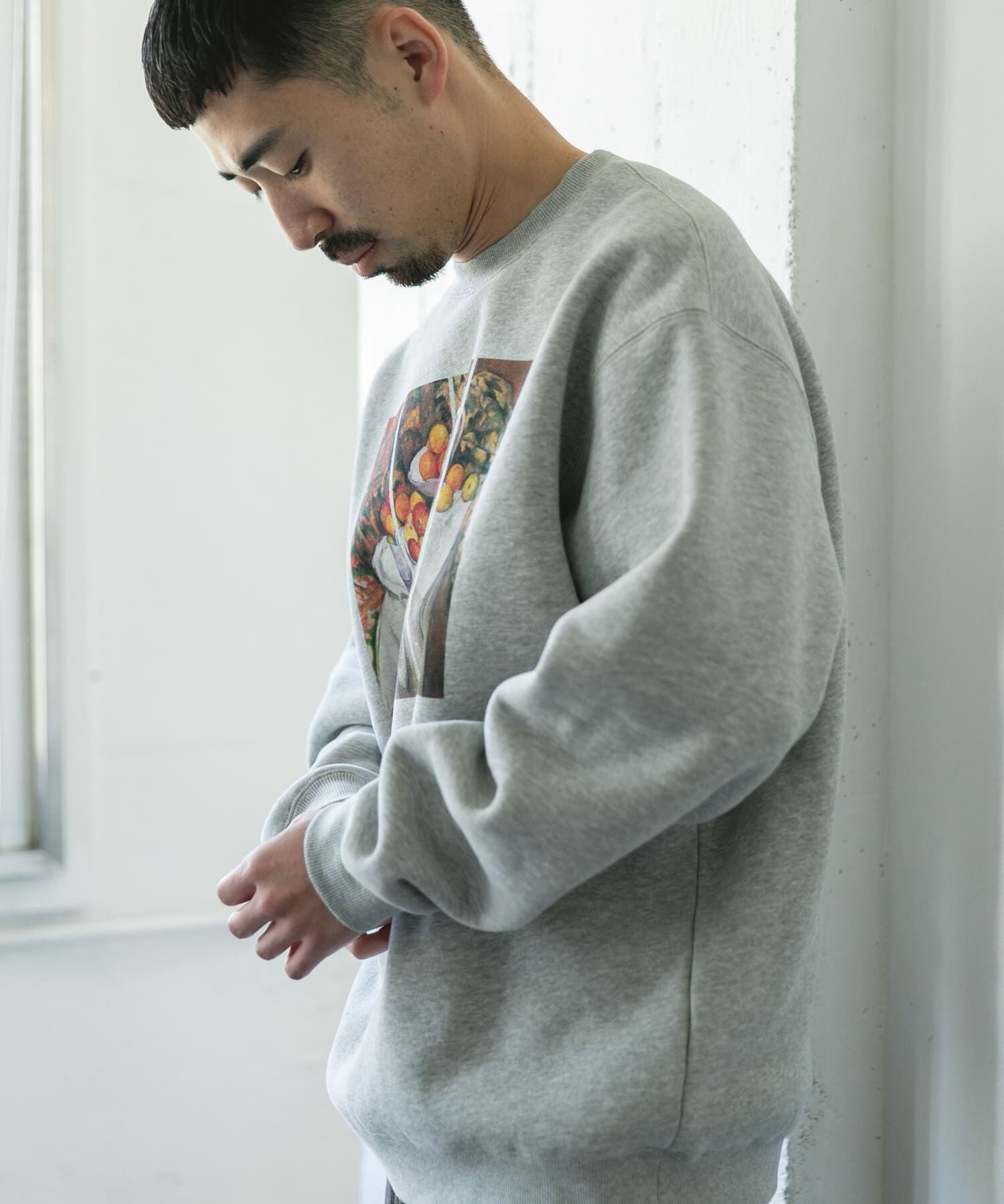 URBAN RESEARCH DOORS「セザンヌ アートプリント裏起毛スウェット」|スウェット・ジャージ|