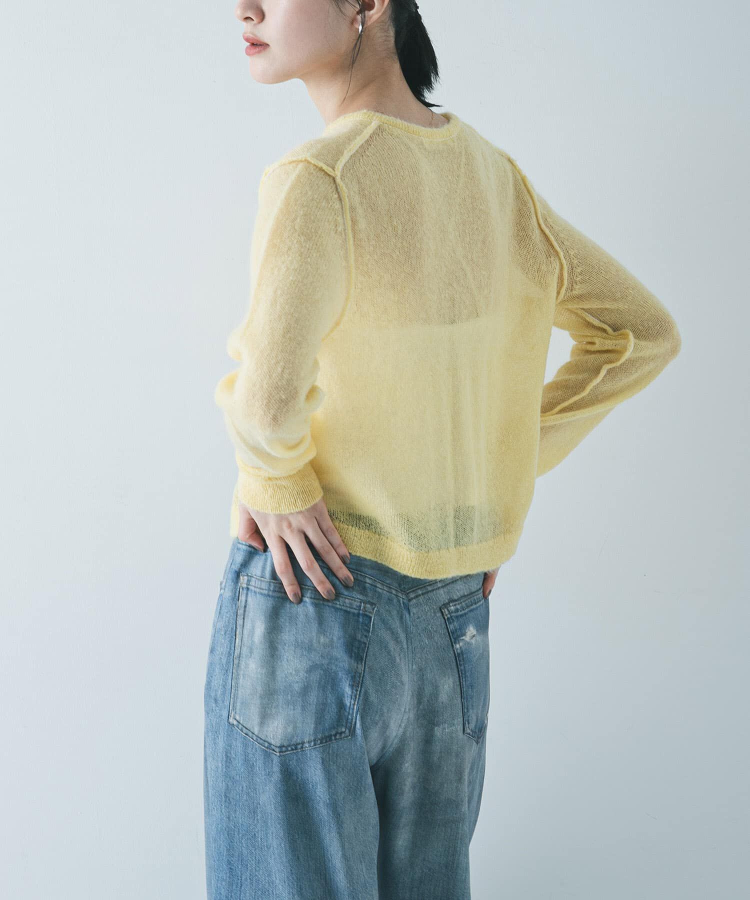 URBAN RESEARCH「シアーモヘヤカーディガン」|カーディガン|