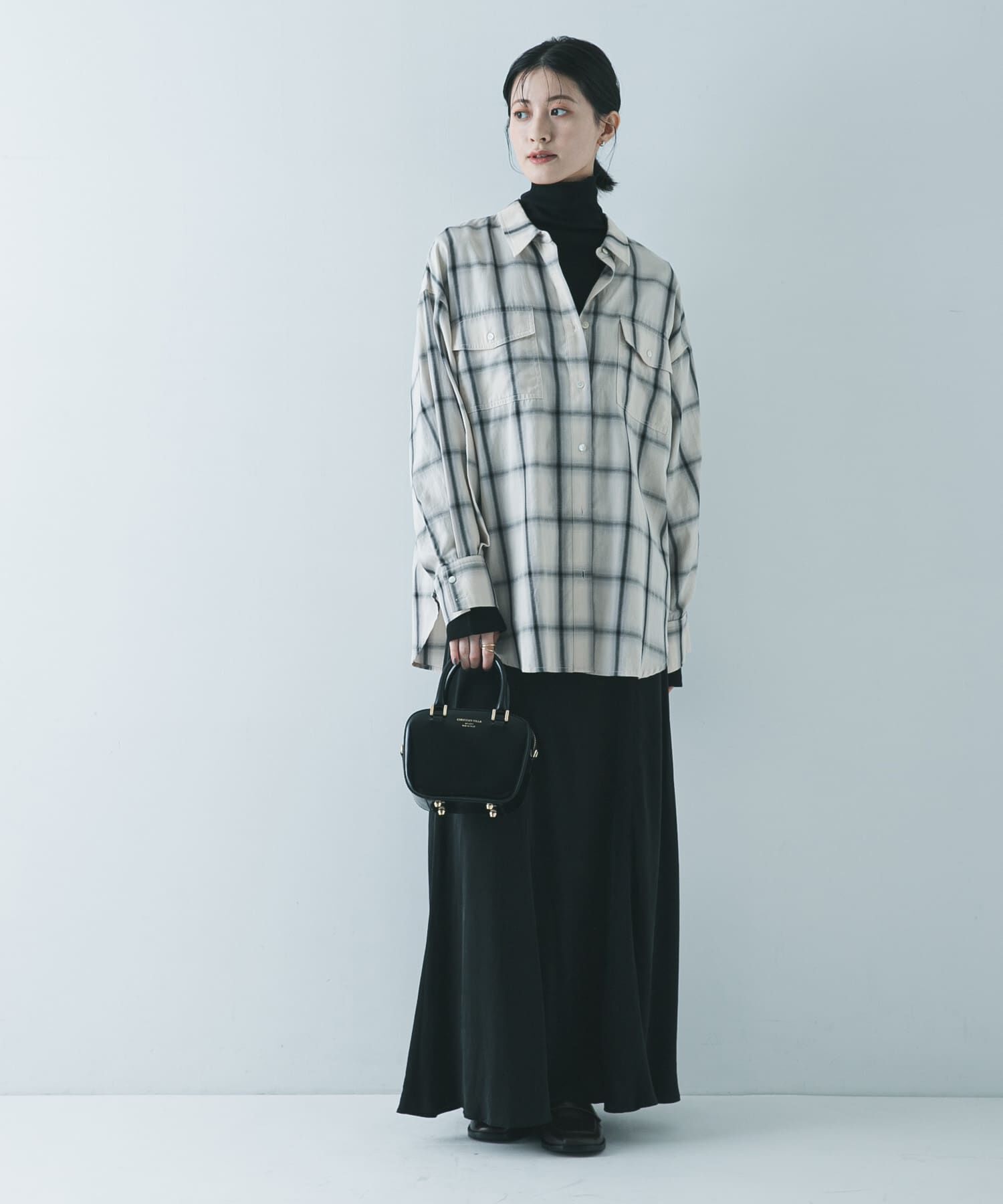 URBAN RESEARCH「オンブレーチェックオーバーシャツ」|シャツ・ブラウス|