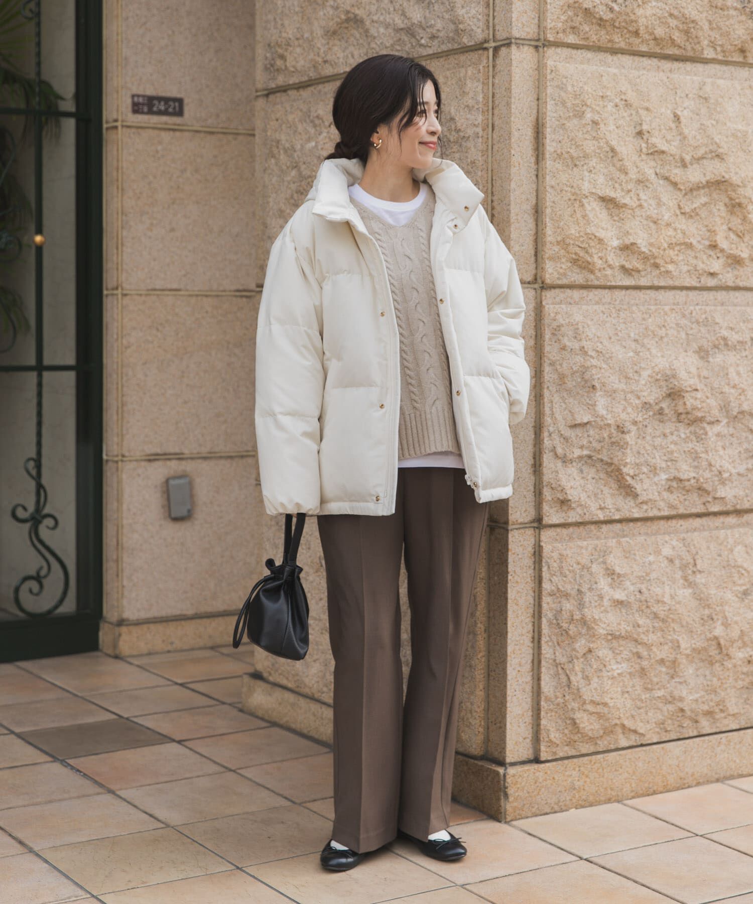 URBAN RESEARCH DOORS「ミドルダウンジャケット」|ダウン|