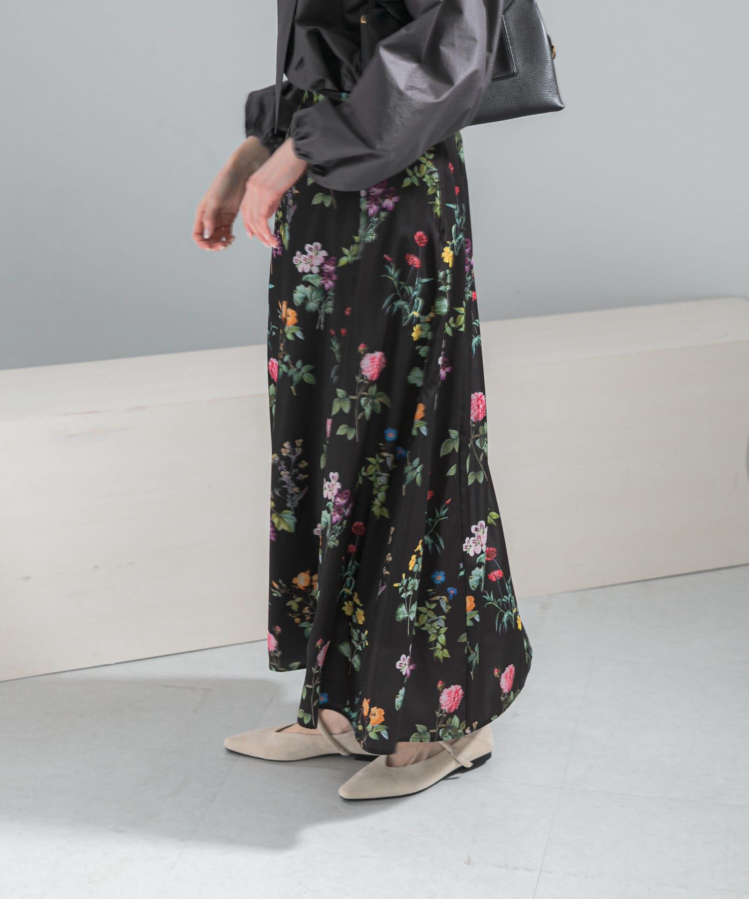 URBAN RESEARCH ROSSO「ボタニカルプリントマキシスカート」|スカート|