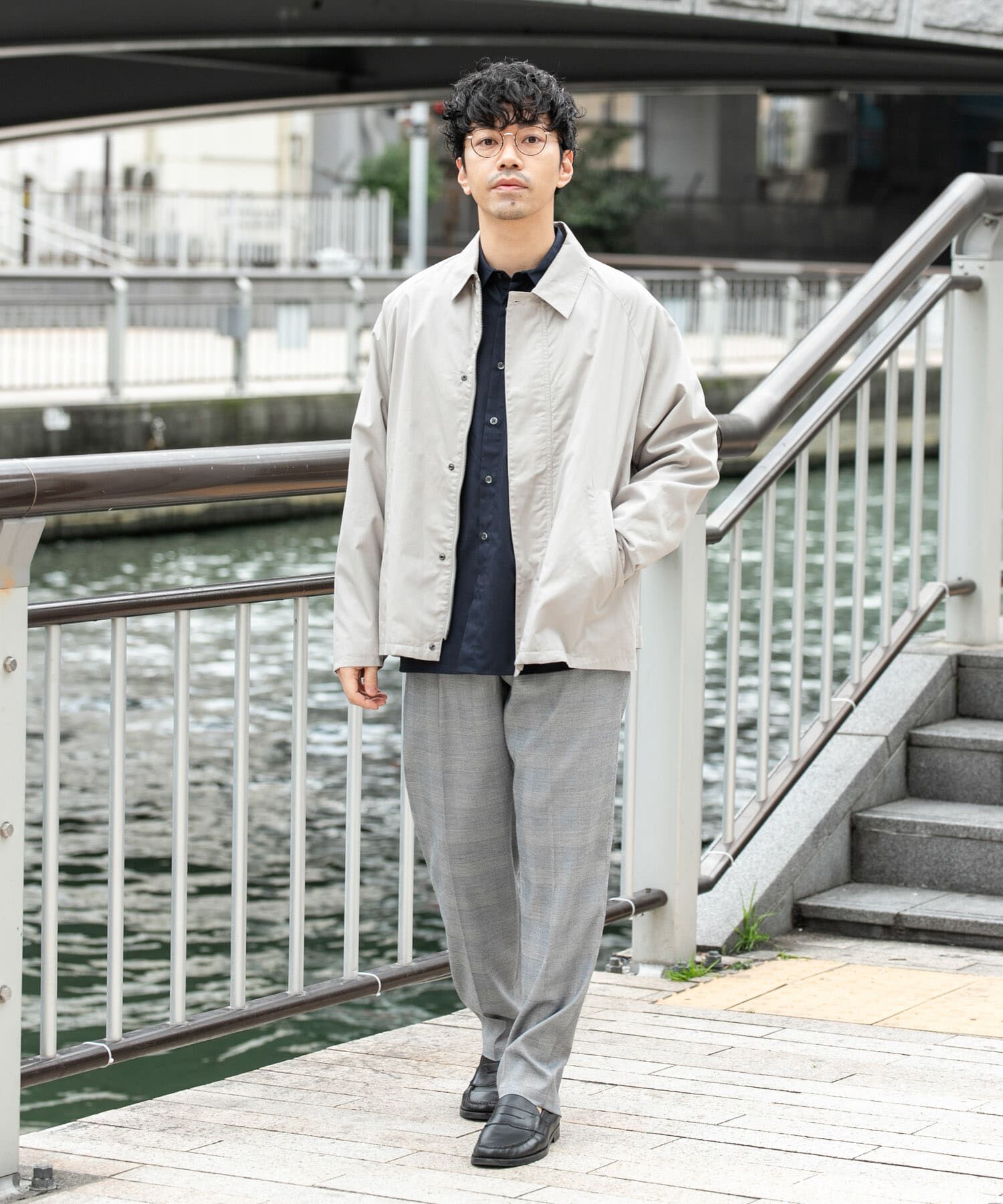 URBAN RESEARCH ROSSO「『撥水』タイプライターブルゾン」|ブルゾン・スタジャン|