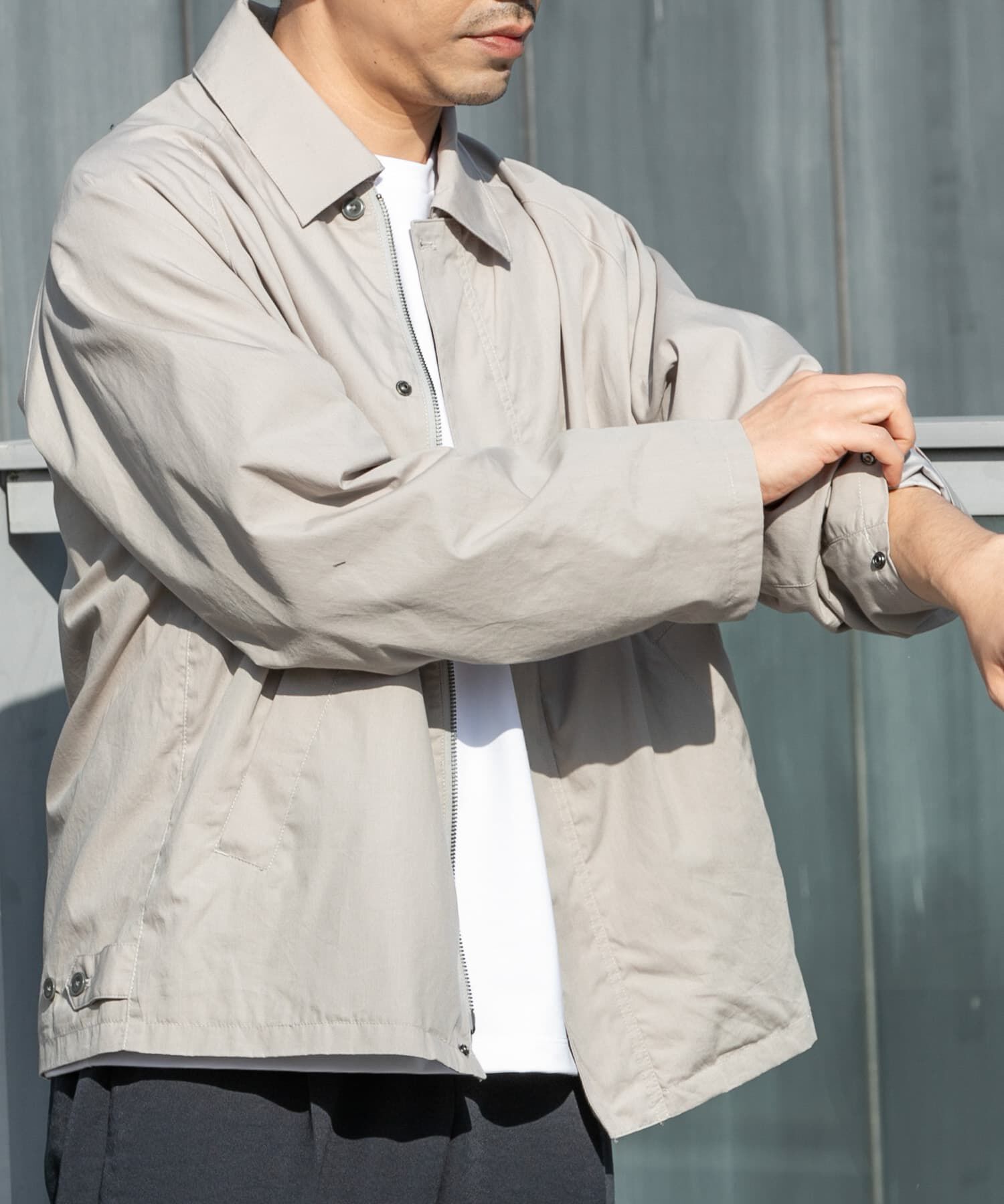 URBAN RESEARCH ROSSO「『撥水』タイプライターブルゾン」|ブルゾン・スタジャン|