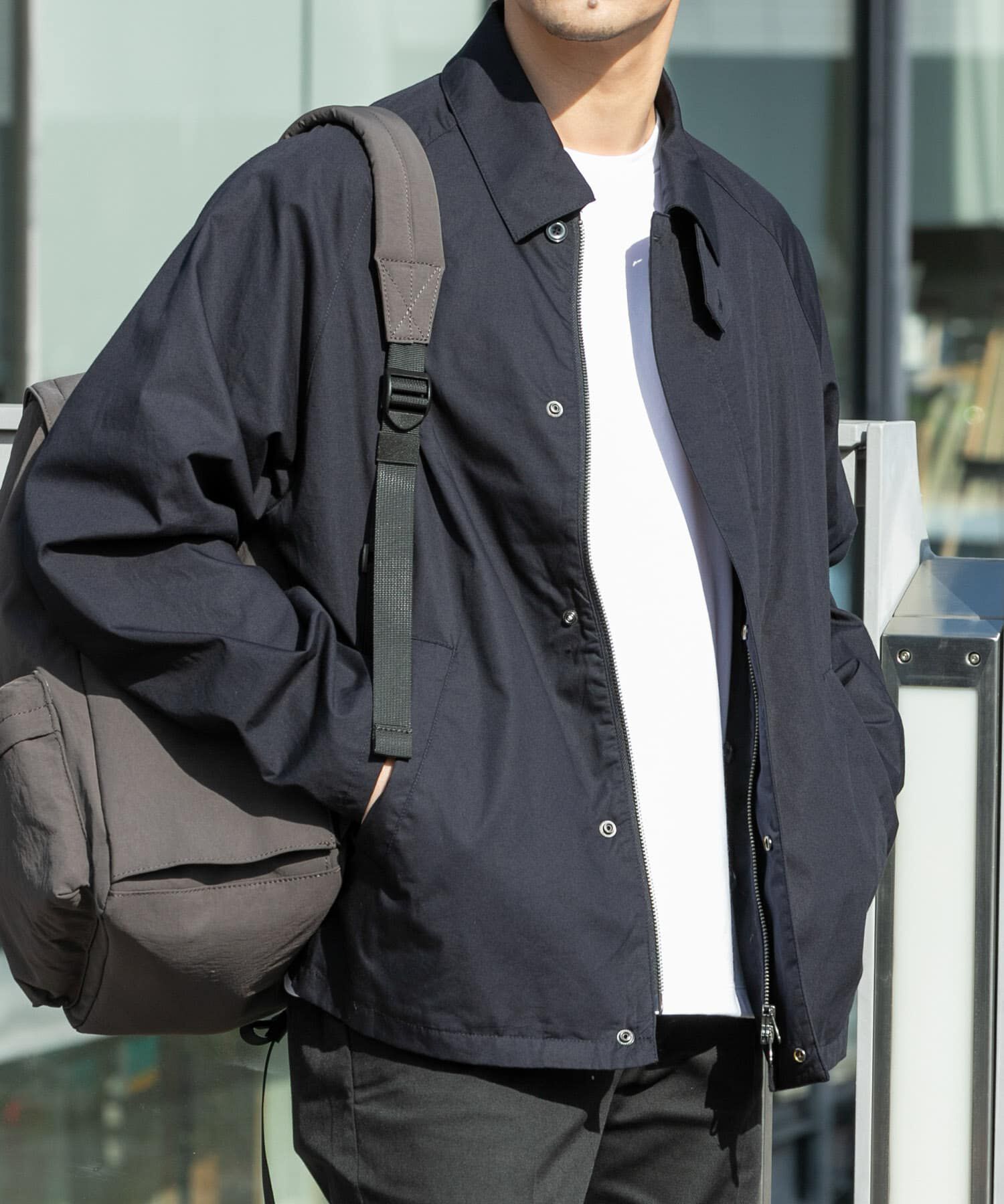 URBAN RESEARCH ROSSO「『撥水』タイプライターブルゾン」|ブルゾン・スタジャン|