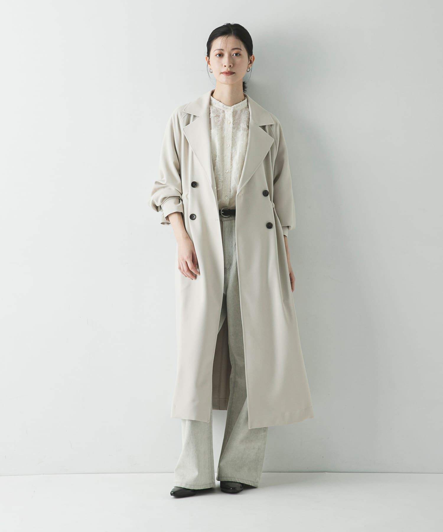 URBAN RESEARCH「『撥水/UVカット』ドロストトレンチコート」|トレンチコート|