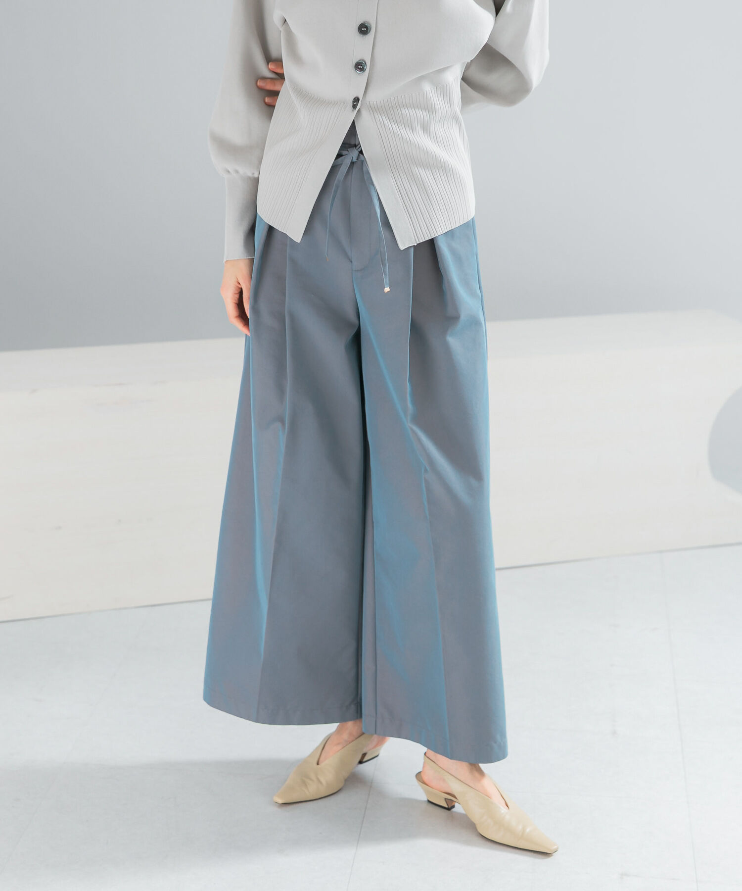 URBAN RESEARCH ROSSO「コットンツイルベルテッドワイドパンツ」|その他|