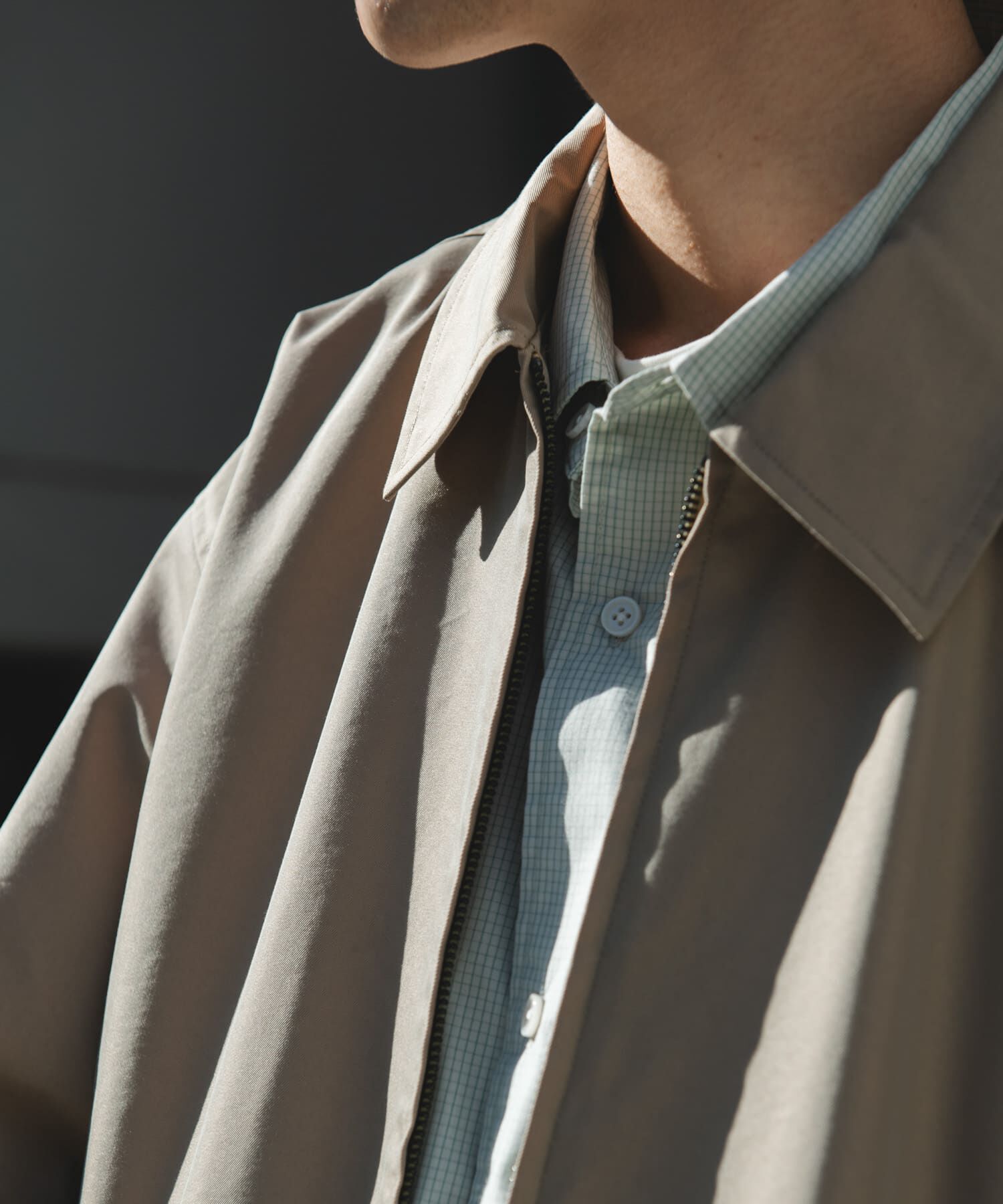 URBAN RESEARCH DOORS「ヘムシャーリング フルジップ ブルゾン」|ブルゾン・スタジャン|