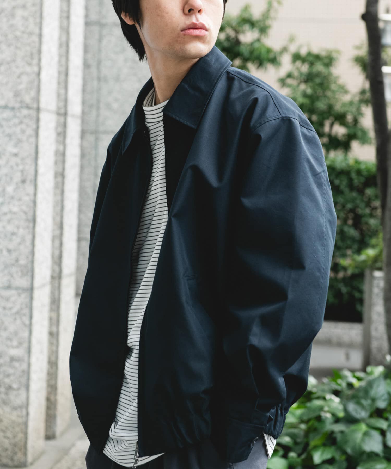 URBAN RESEARCH DOORS「ヘムシャーリング フルジップ ブルゾン」|ブルゾン・スタジャン|