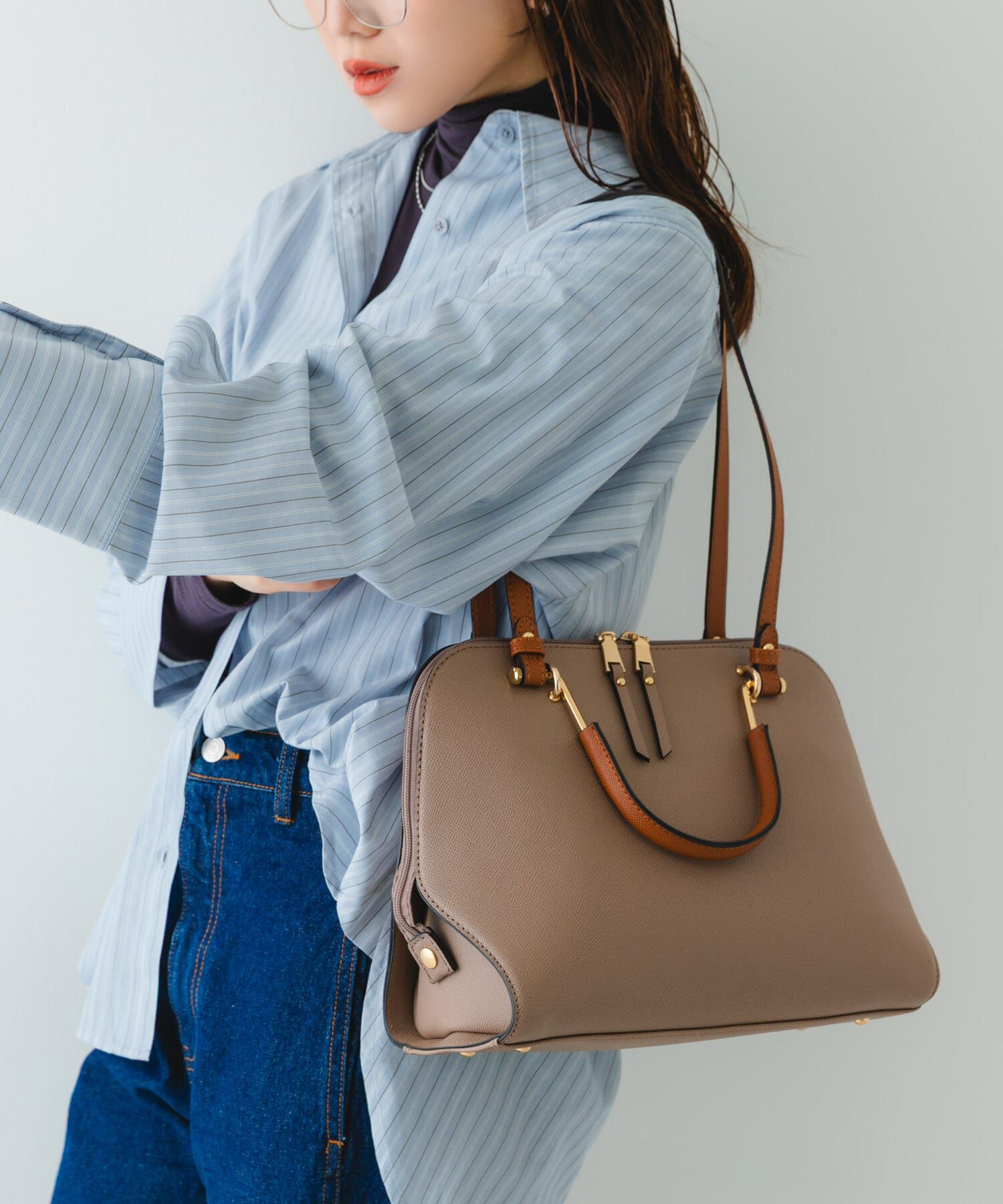 RODE SKO「『インフルエンサーayaさんコラボ』プチ2WAYハンドバッグ」|ハンドバッグ|