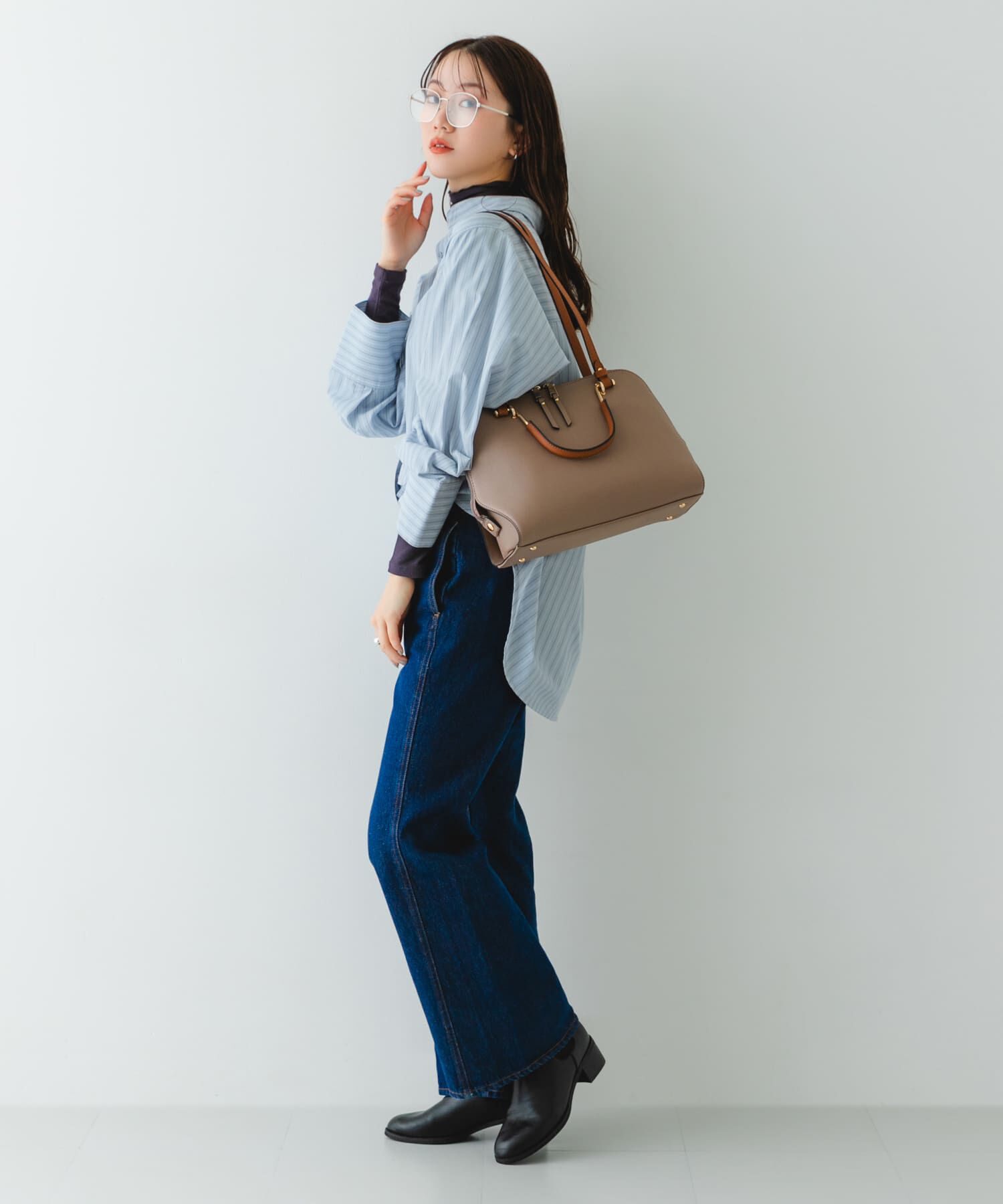 RODE SKO「『インフルエンサーayaさんコラボ』プチ2WAYハンドバッグ」|ハンドバッグ|