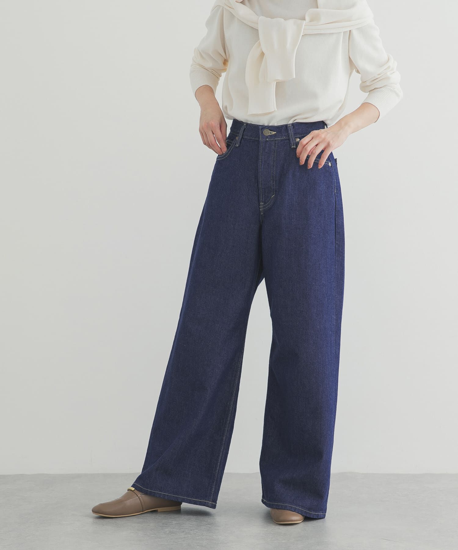 URBAN RESEARCH DOORS「『別注』Lee101&times;DOORS　WIDE PANTS」|デニム|