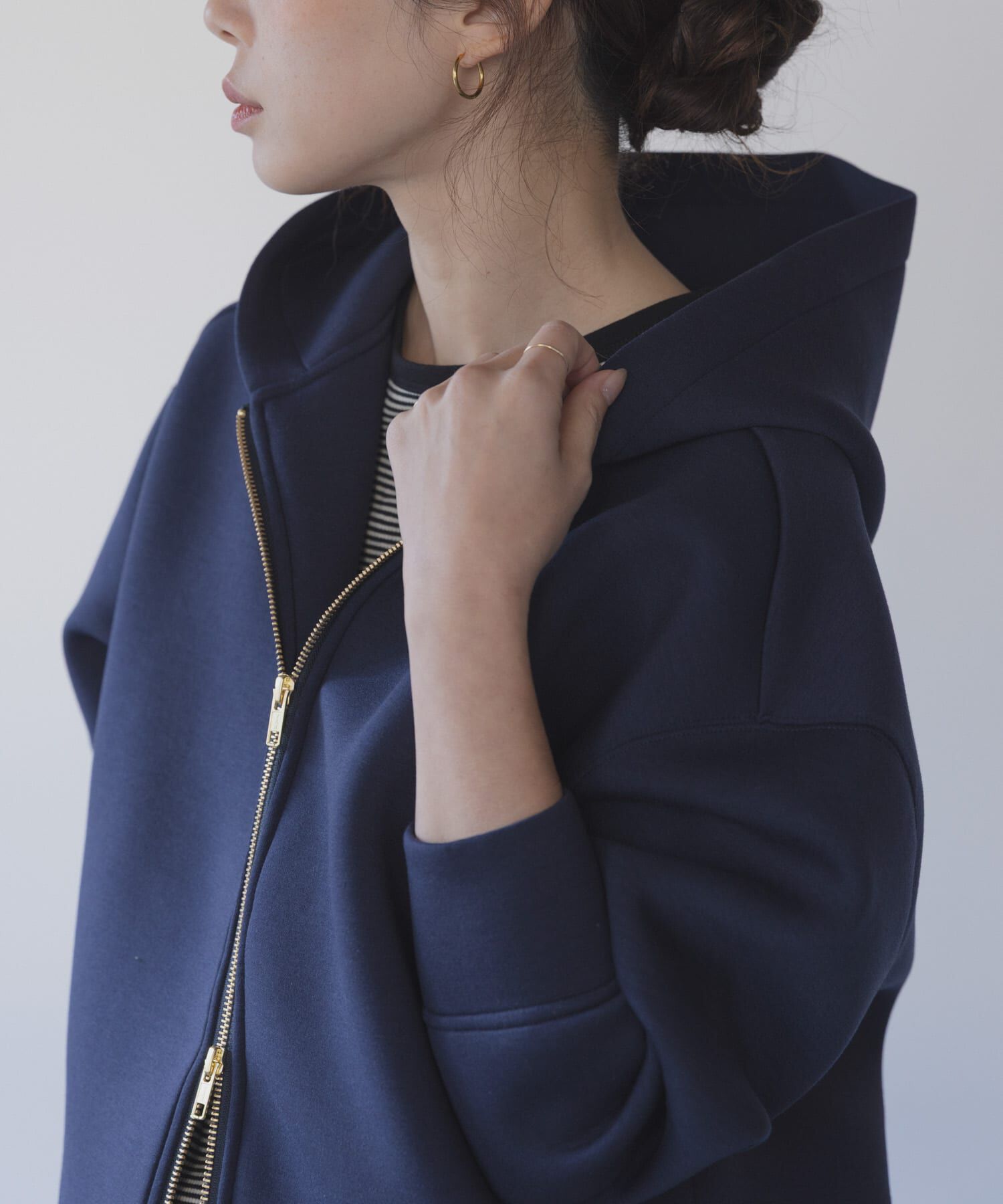 Sonny Label 「ダンボールZIPコクーンフーディー」|パーカー|